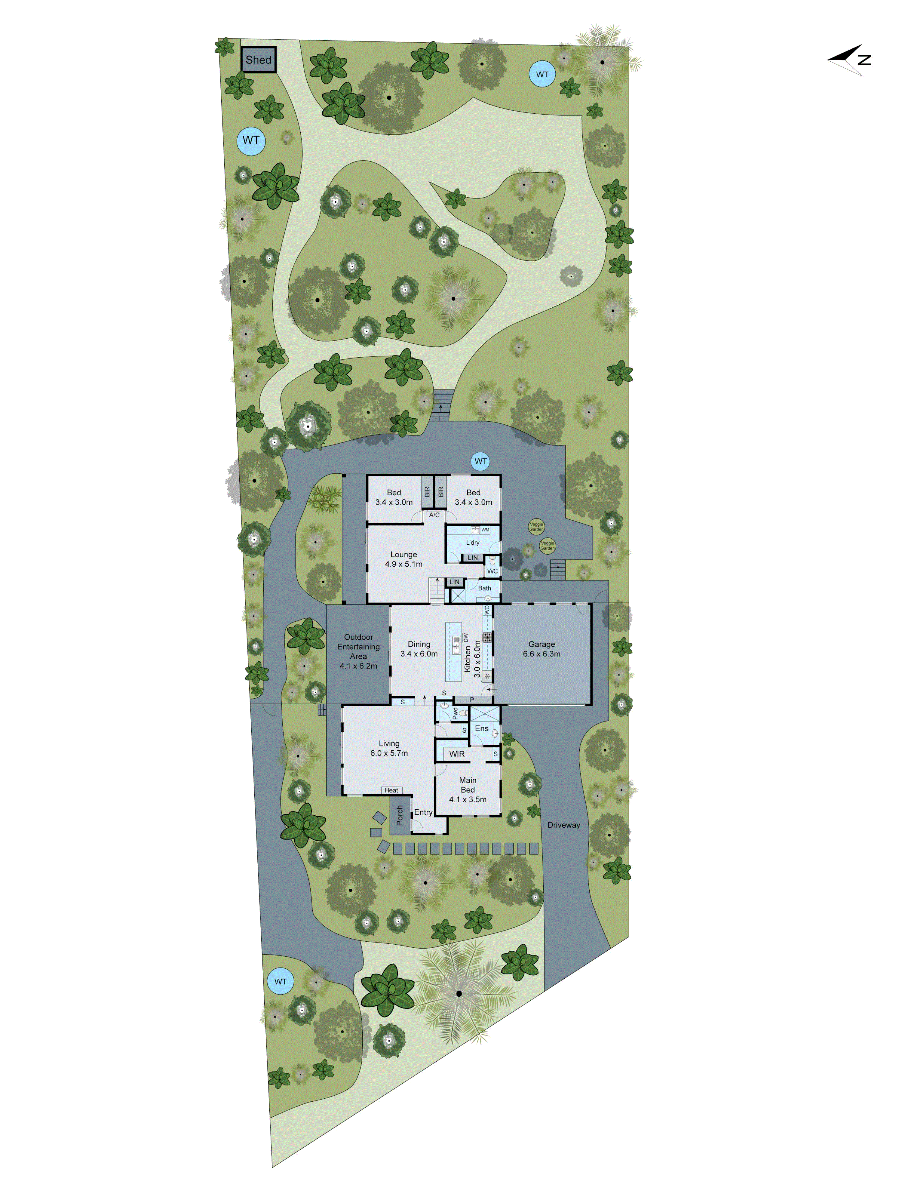 3 Leilani Court, Highton VIC 3216 - Floorplan