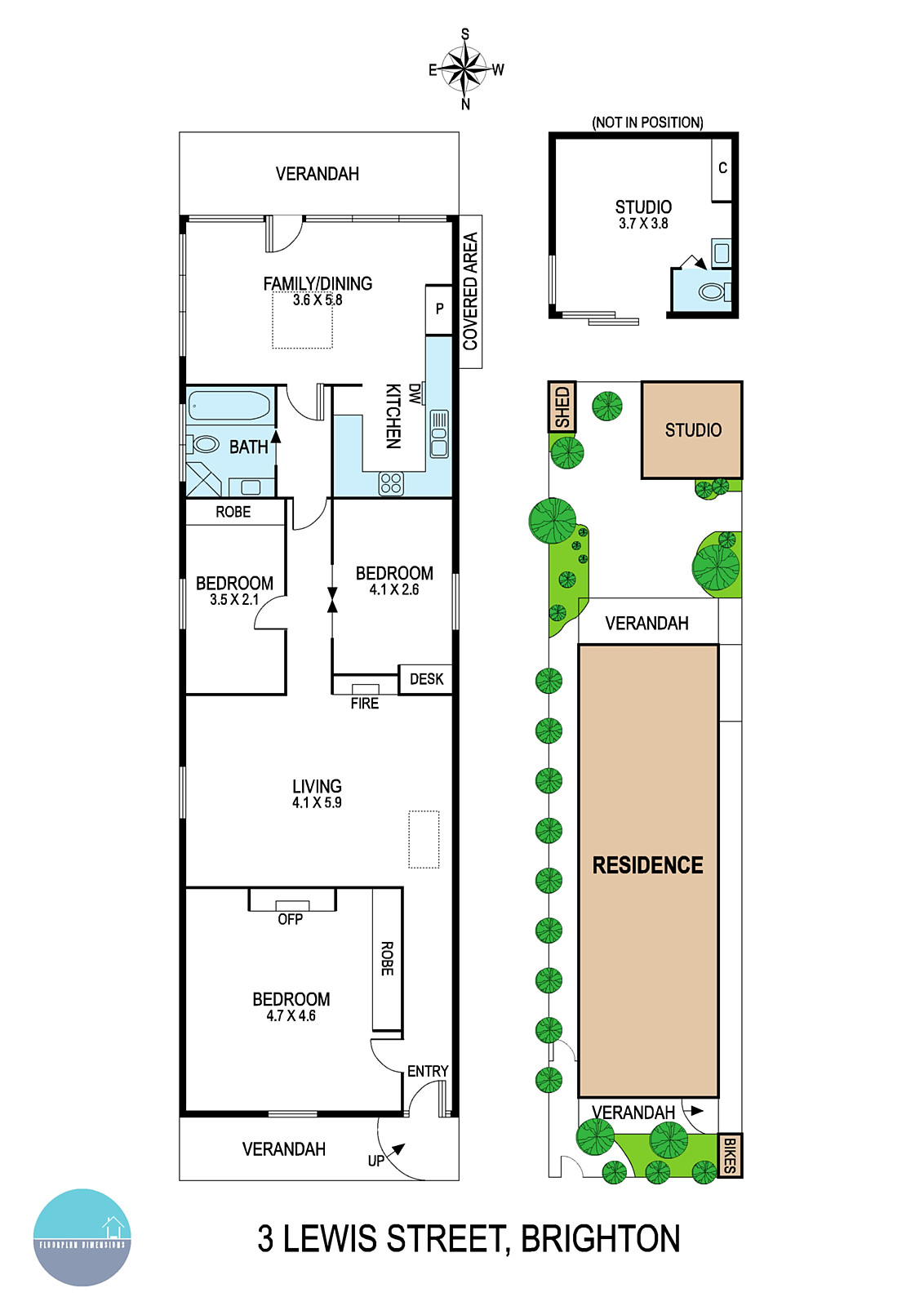 3 Lewis Street, Brighton VIC 3186 - Floorplan