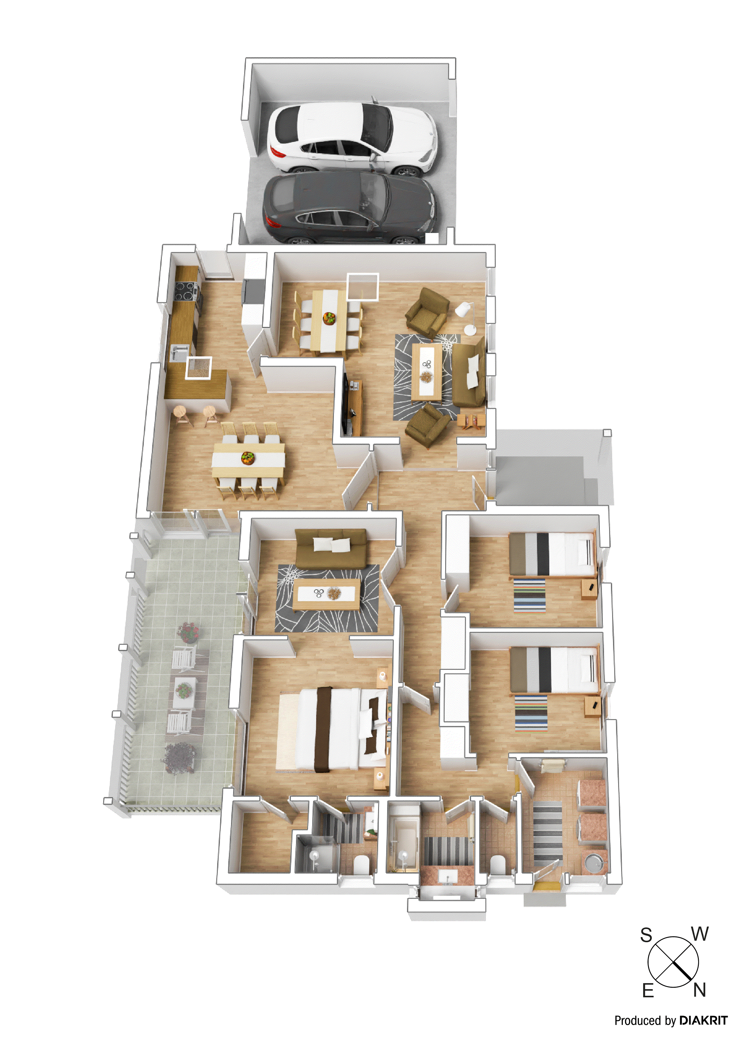 3 Locum Court, Wheelers Hill VIC 3150 - Floorplan