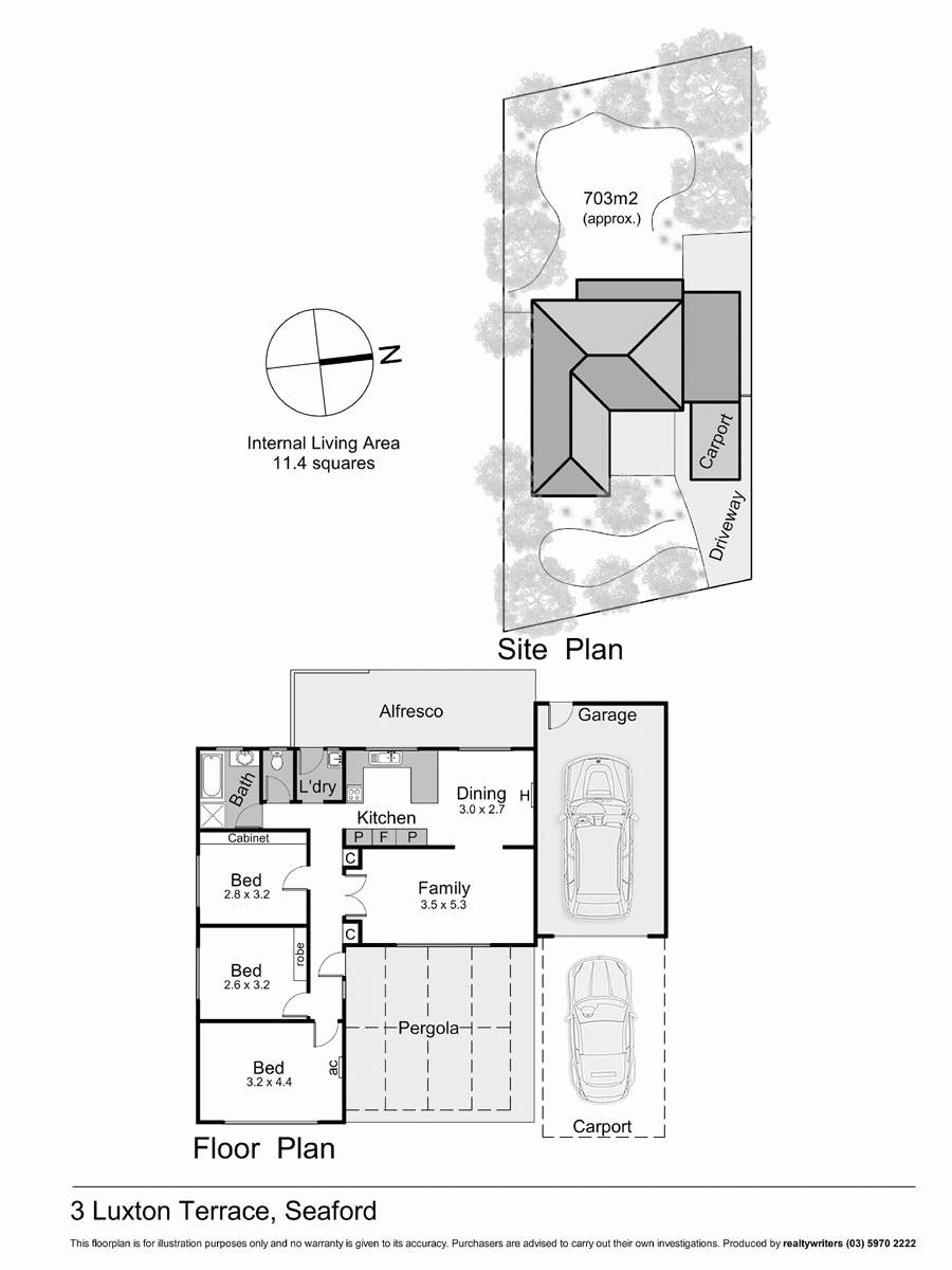 3 Luxton Terrace, SEAFORD VIC 3198 - Floorplan