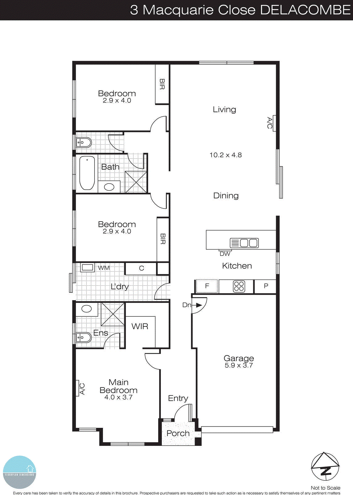 3 Macquarie Close, Delacombe VIC 3356 - Floorplan