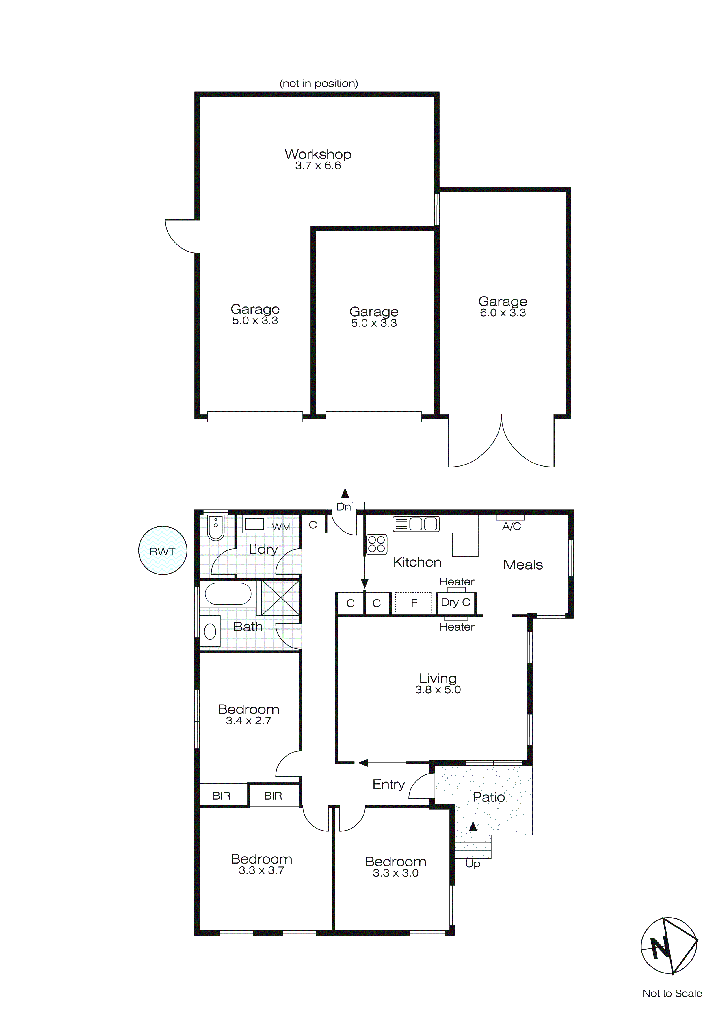 3 Malmesbury Street, Wendouree VIC 3355 - Floorplan