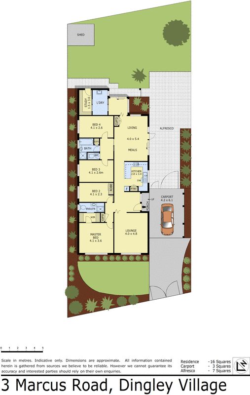 3 Marcus Road, Dingley Village VIC 3172 - Floorplan