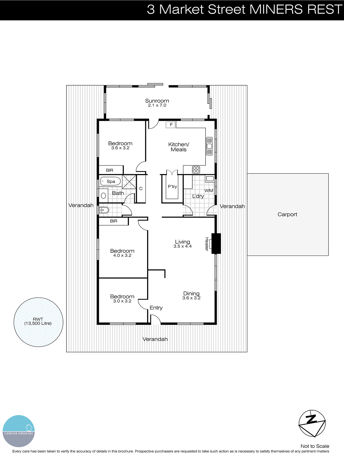 3 Market Street, Miners Rest VIC 3352 - Floorplan