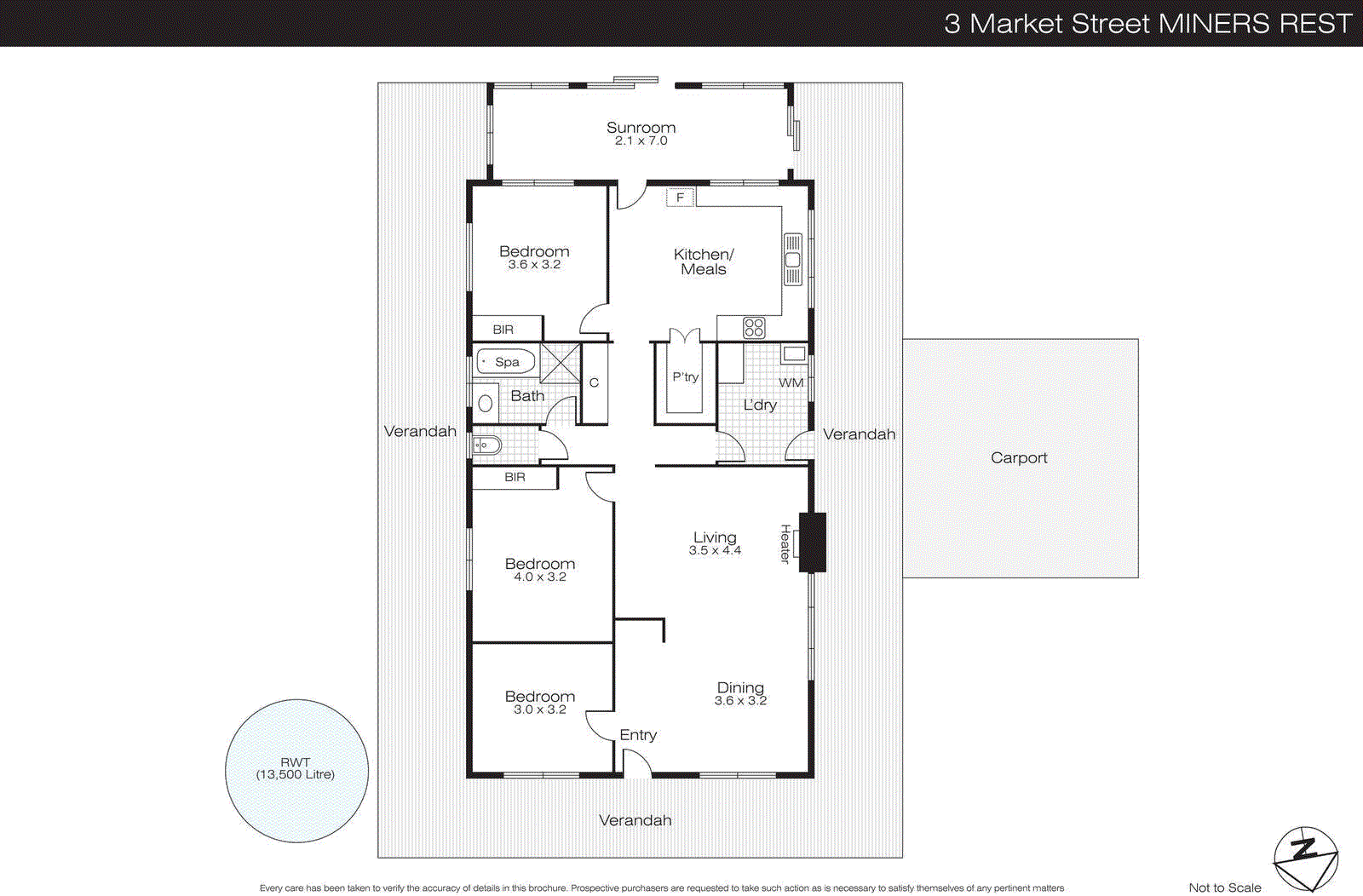 3 Market Street, Miners Rest VIC 3352 - Floorplan