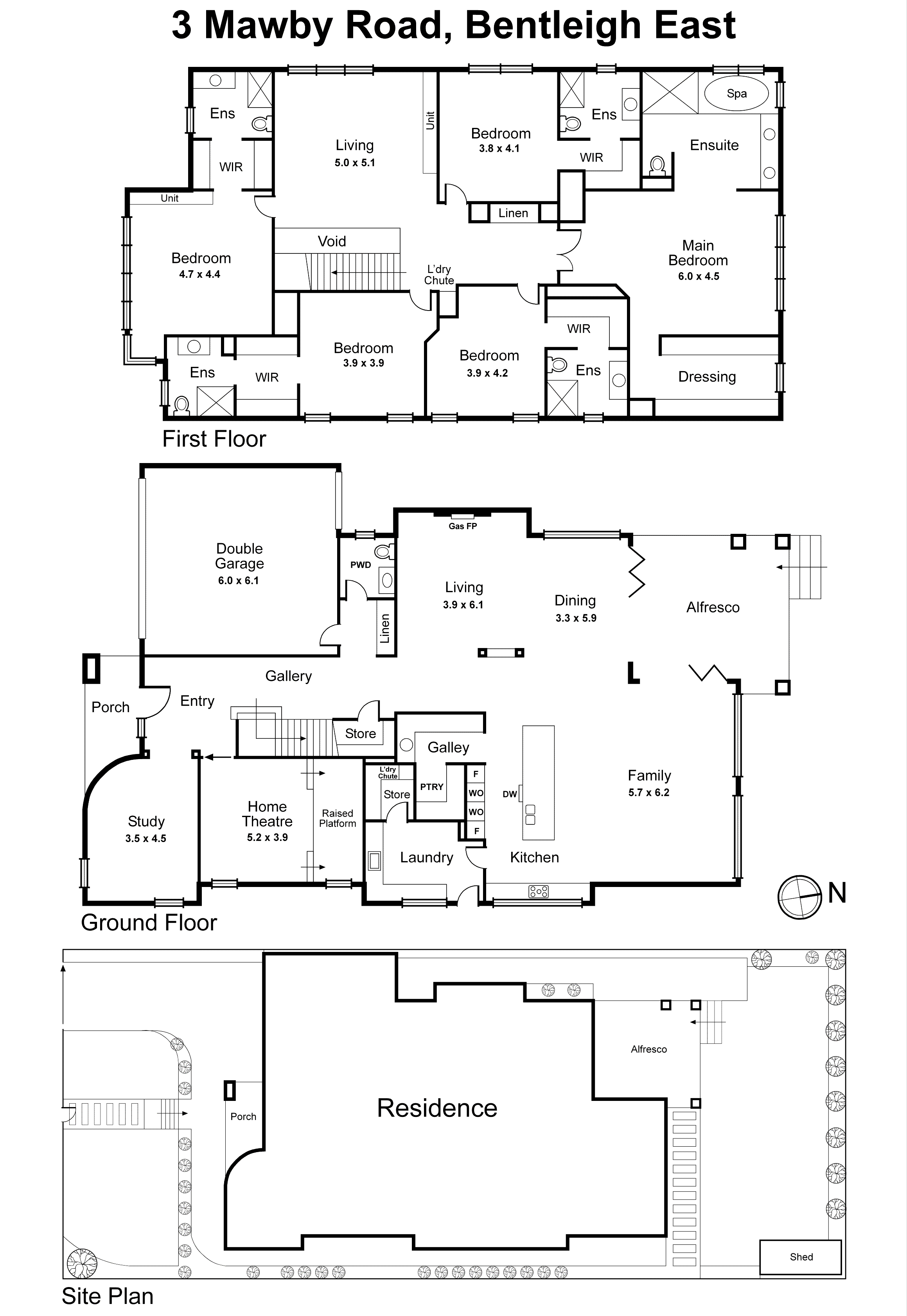 3 Mawby Road, Bentleigh East VIC 3165 - Floorplan