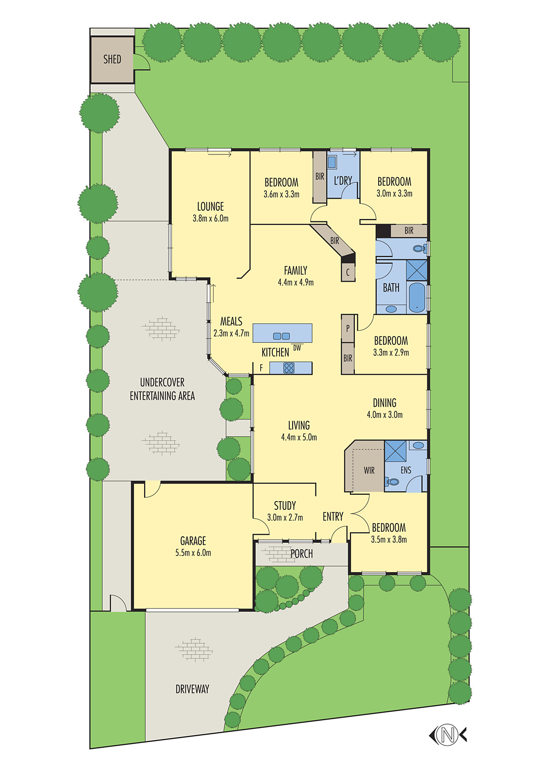 3 McEvoy Close, Highton VIC 3216 - Floorplan