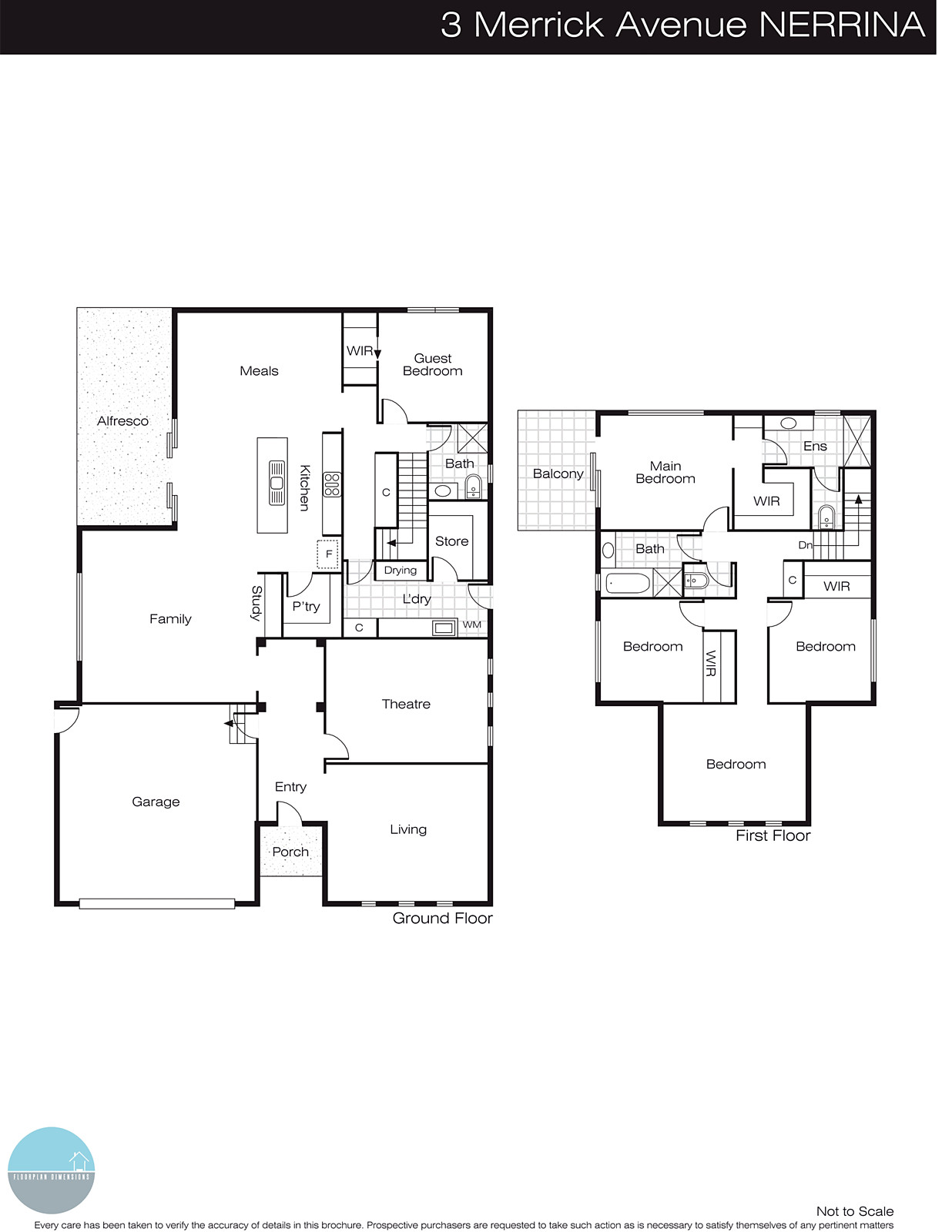 3 Merrick Avenue, Nerrina VIC 3350 - Floorplan