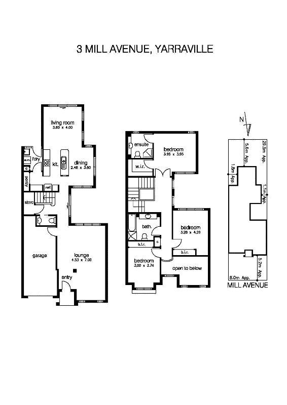 3 Mill Avenue, YARRAVILLE VIC 3013 - Floorplan