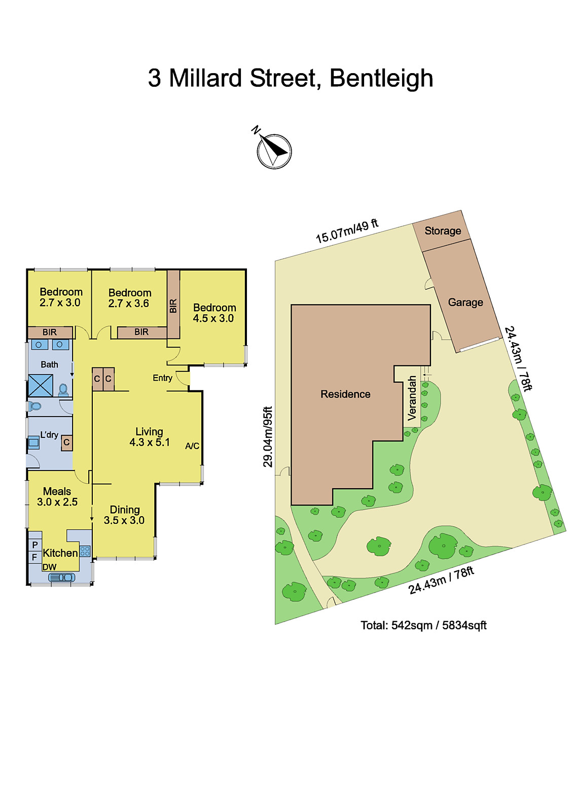 3 Millard Street, Bentleigh East VIC 3165 - Floorplan