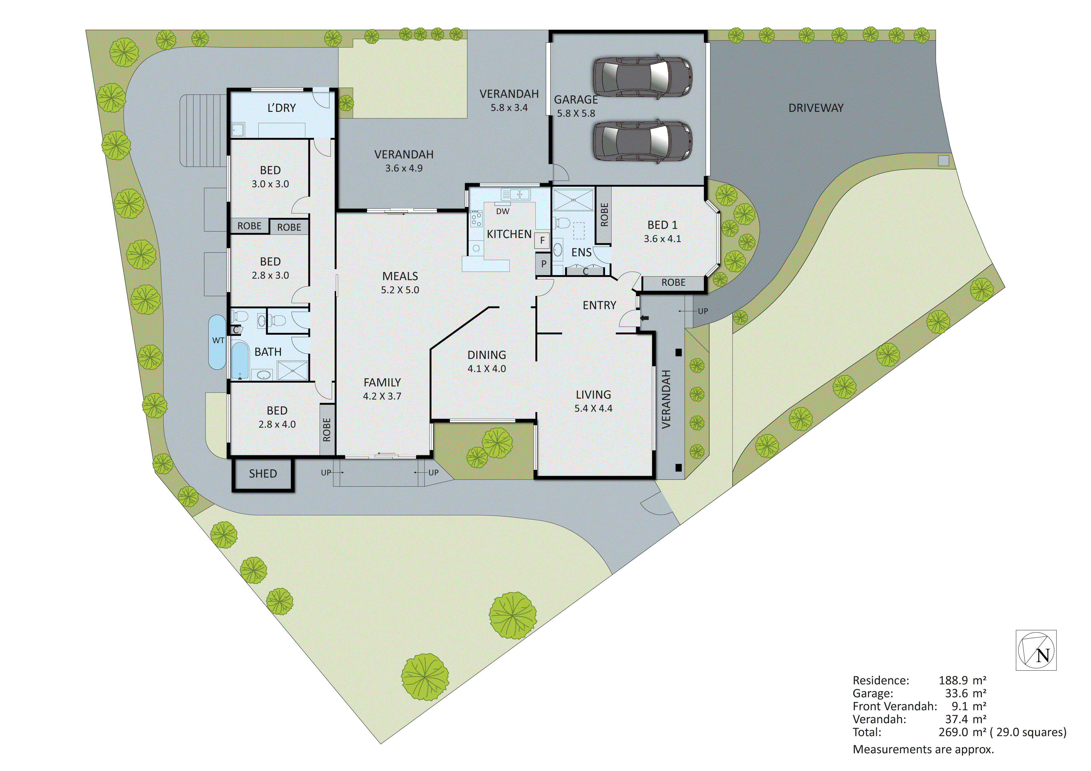 3 Milton Court, Aspendale Gardens VIC 3195 - Floorplan