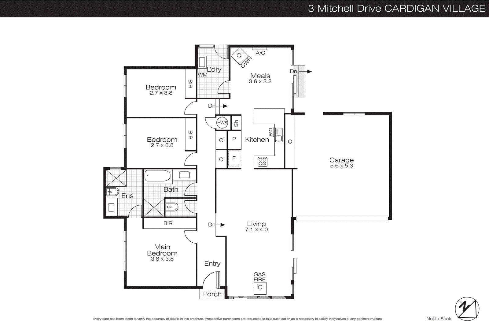 3 Mitchell Drive, Cardigan Village VIC 3352 - Floorplan