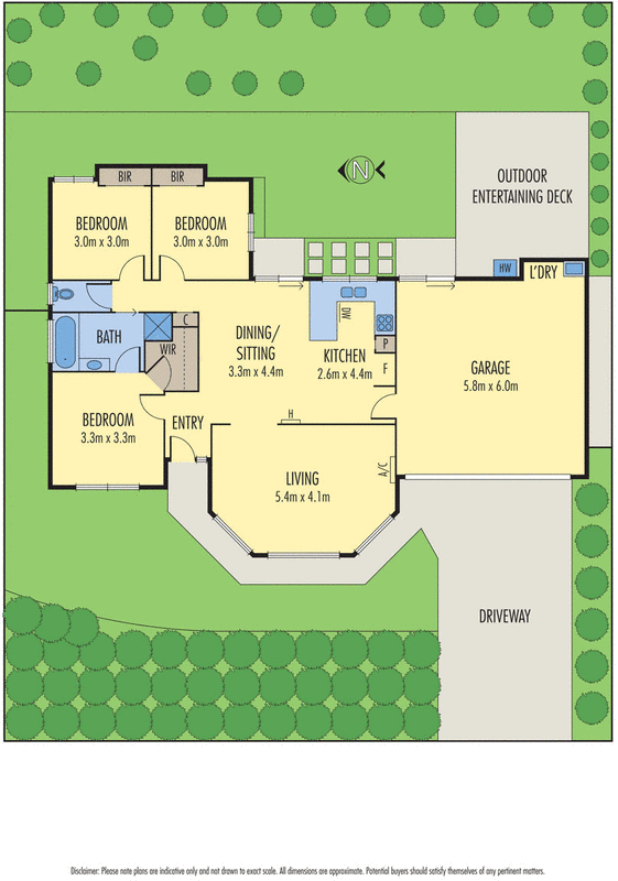 3 Muscat Place, Waurn Ponds VIC 3216 - Floorplan