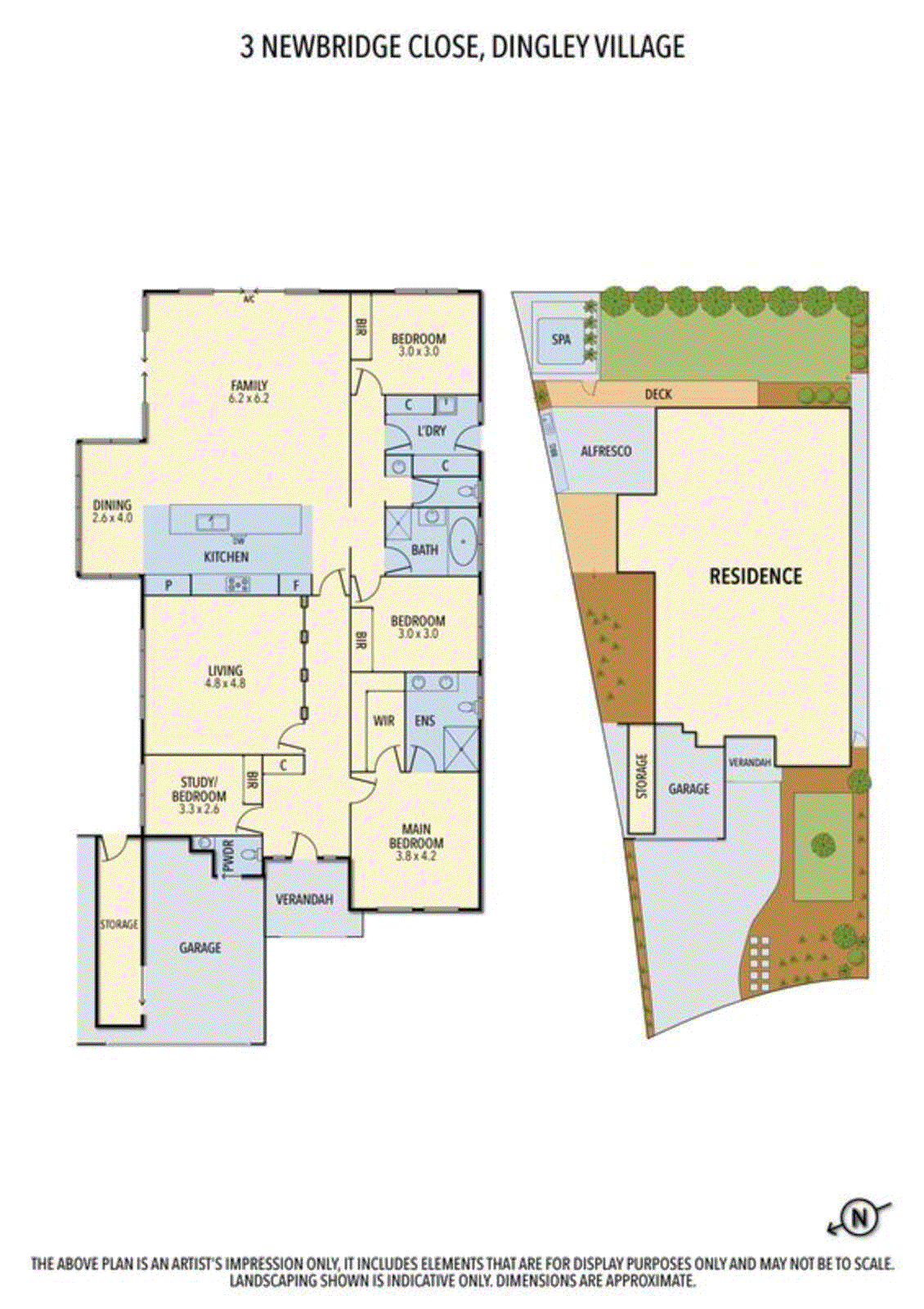 3 Newbridge Close, Dingley Village VIC 3172 - Floorplan