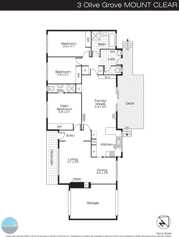 3 Olive Grove, Mount Clear VIC 3350 - Floorplan