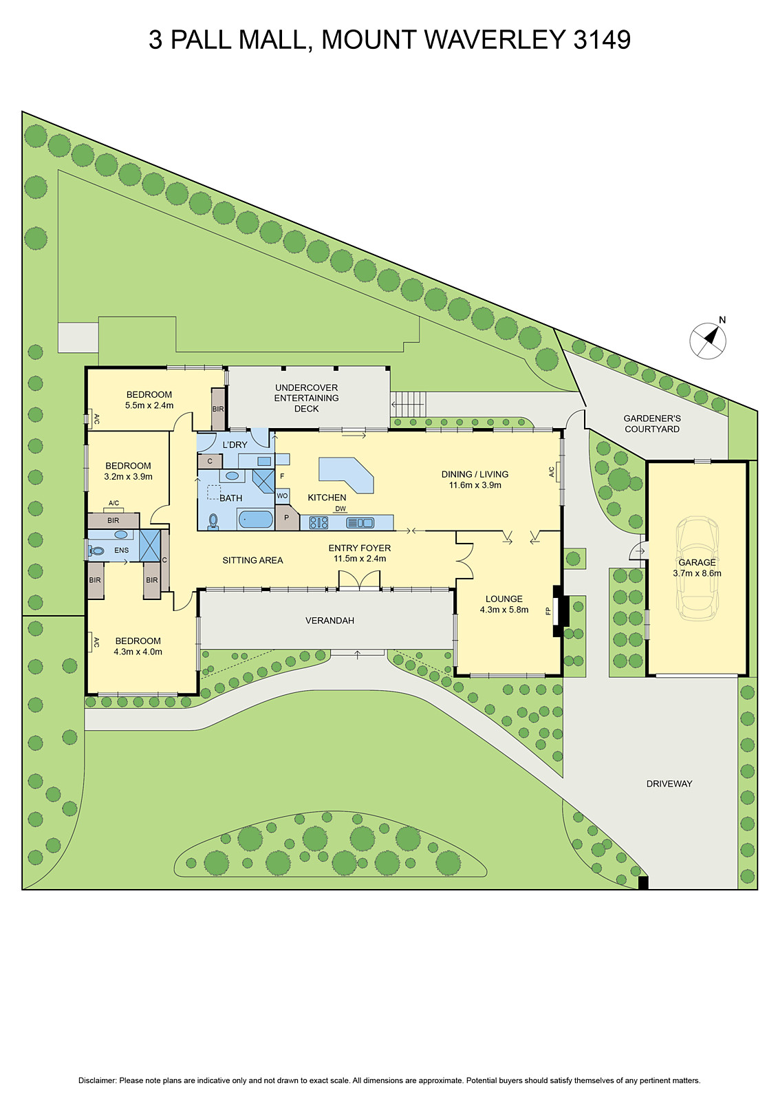 3 Pall Mall, Mount Waverley VIC 3149 - Floorplan