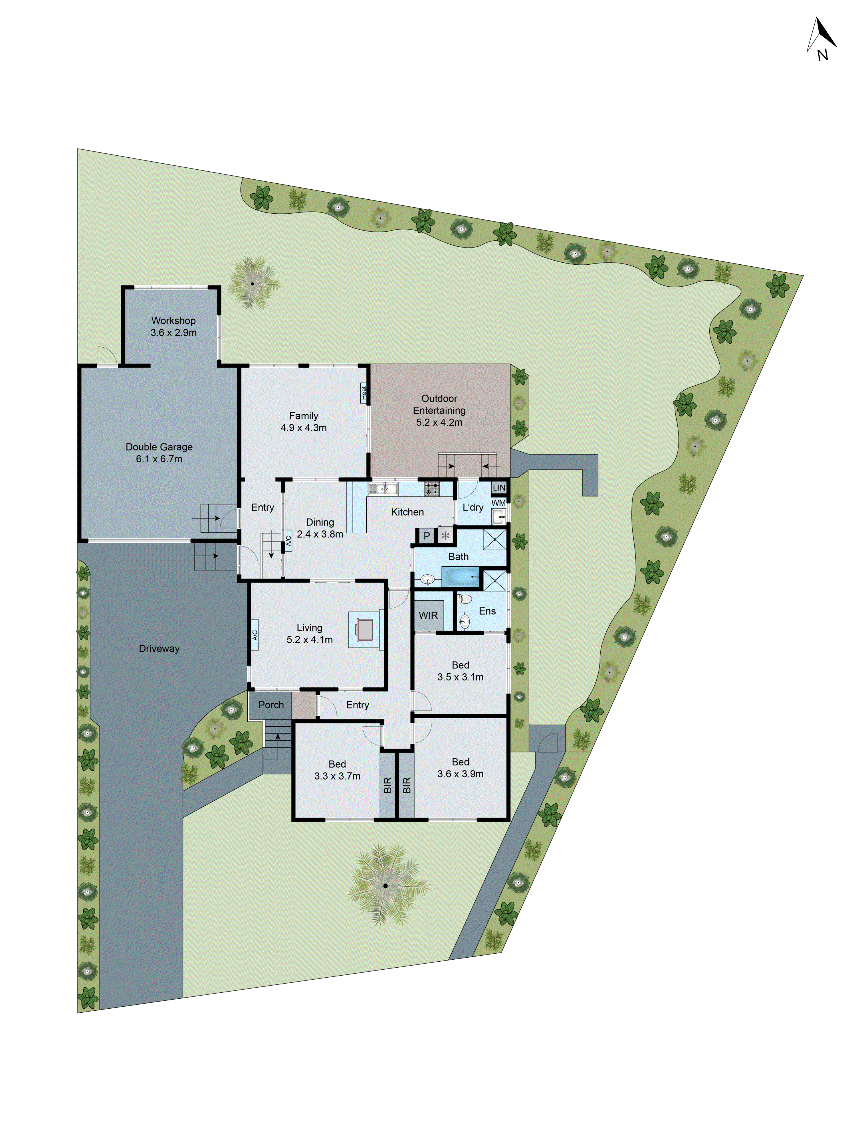 3 Pannell Court, Grovedale VIC 3216 - Floorplan