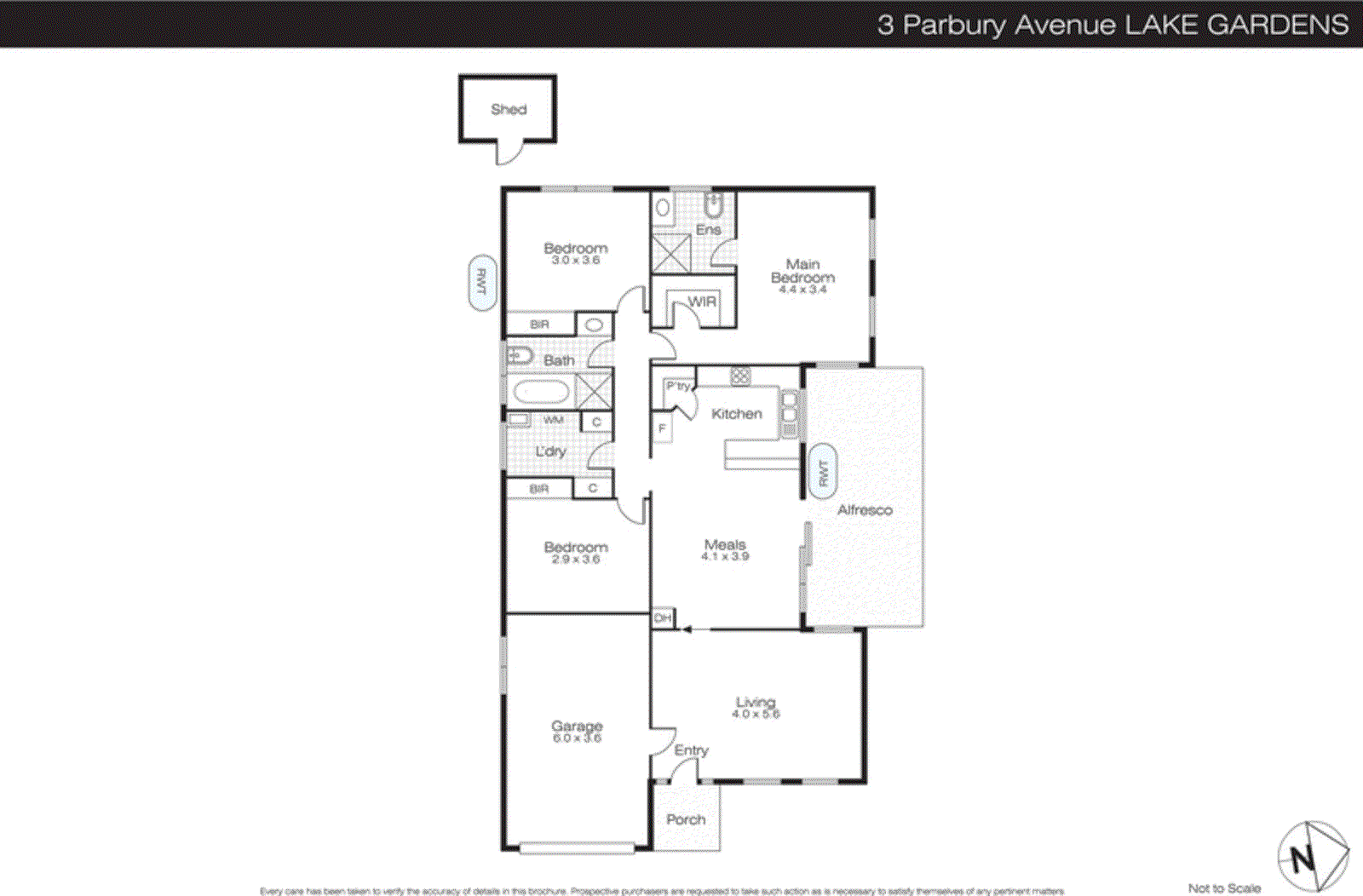 3 Parbury Avenue, Lake Gardens VIC 3355 - Floorplan