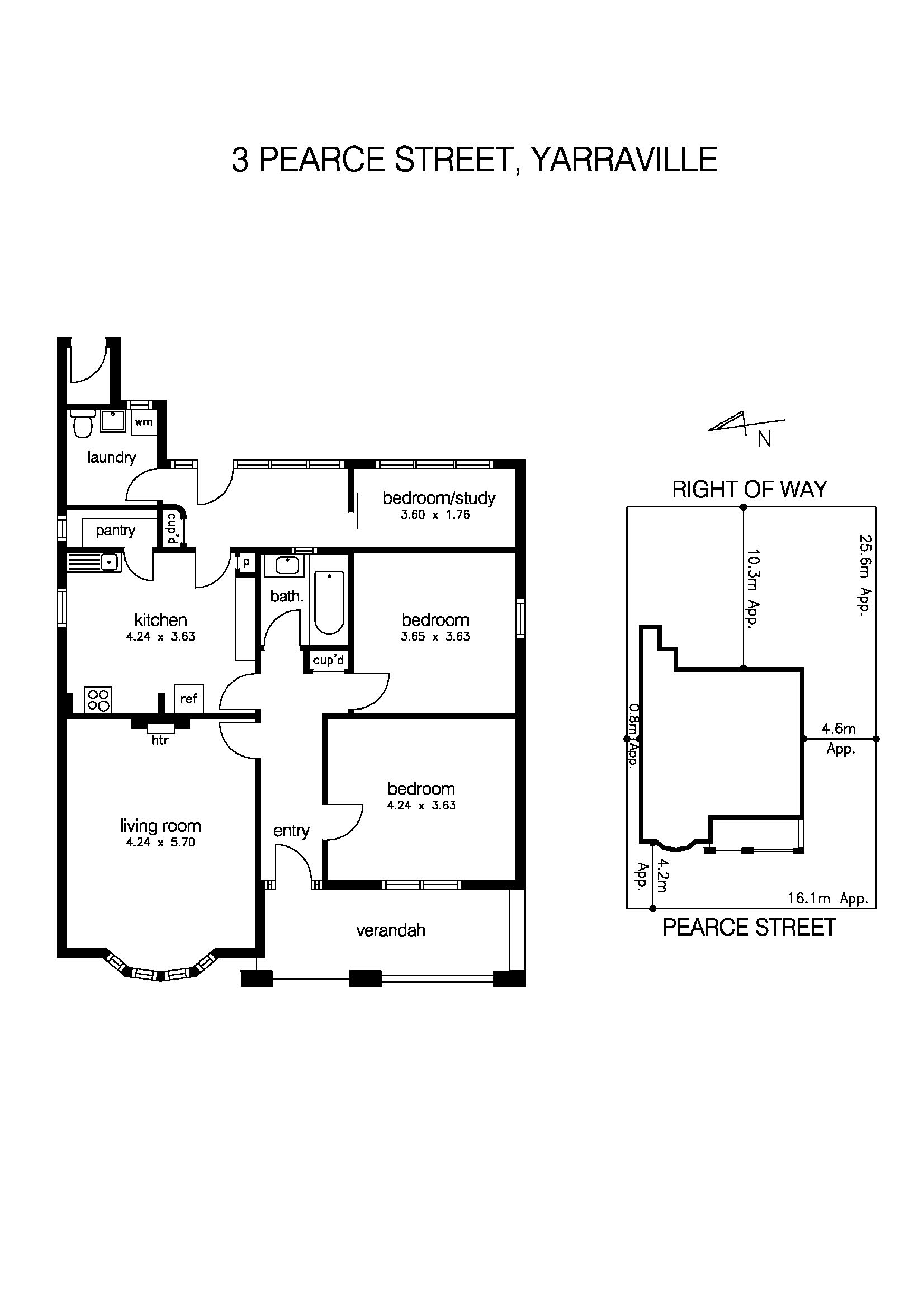 3 Pearce Street, YARRAVILLE VIC 3013 - Floorplan