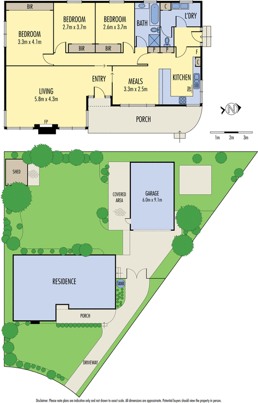 3 Perry Court, Herne Hill VIC 3218 - Floorplan