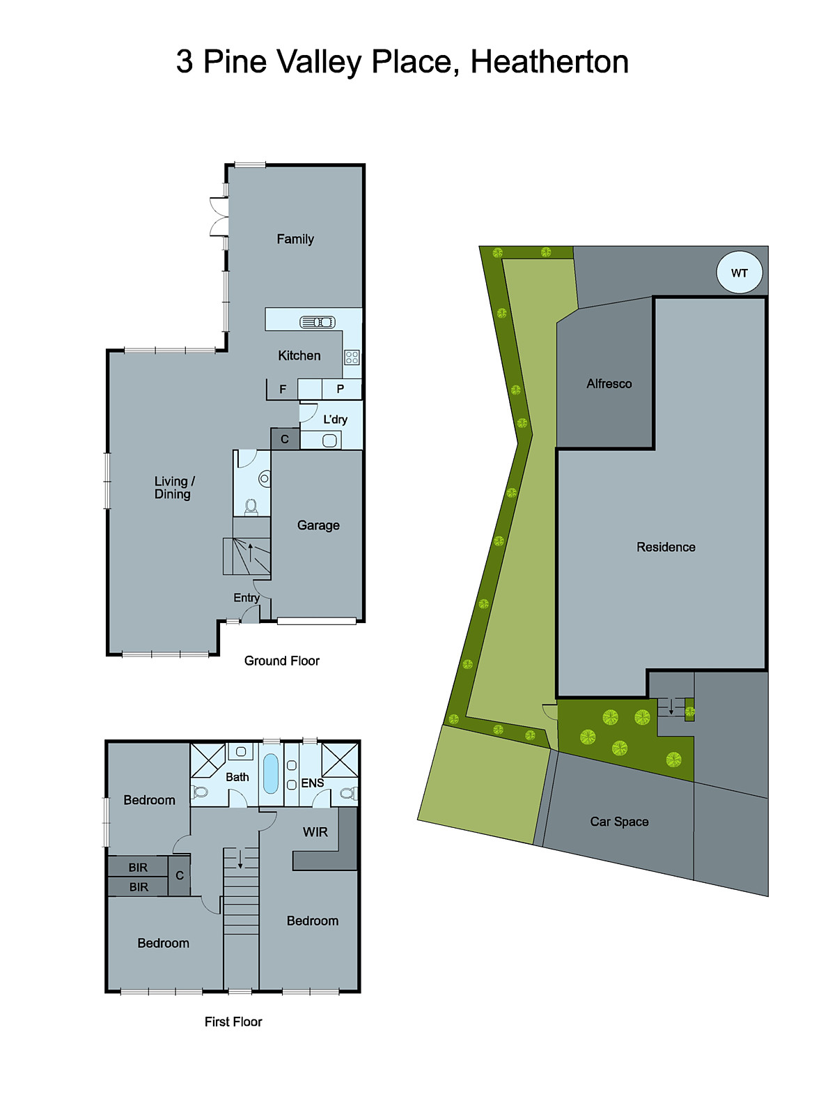 3 Pine Valley Place, Heatherton VIC 3202 - Floorplan