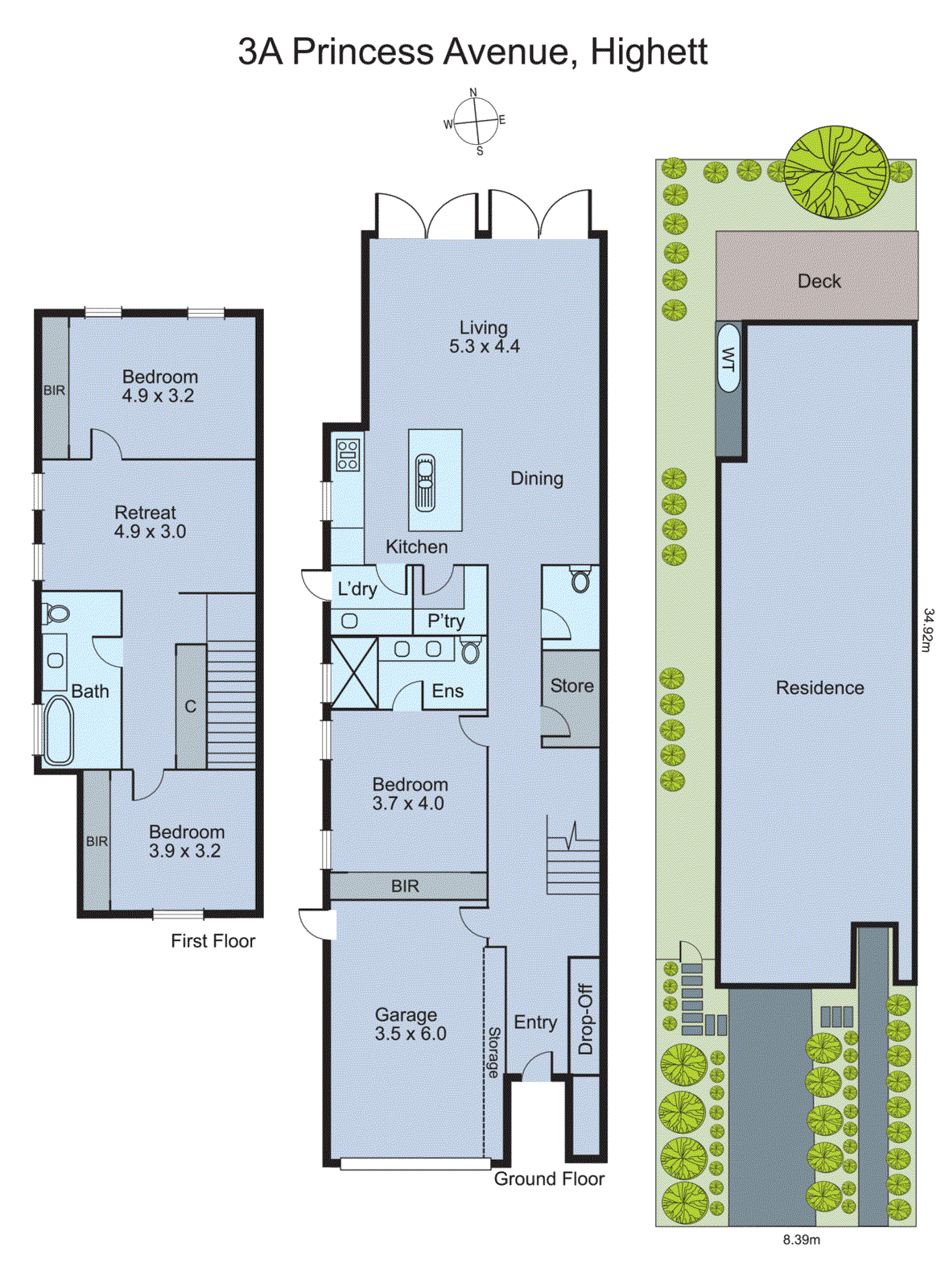 3 Princess Avenue, Highett VIC 3190 - Floorplan
