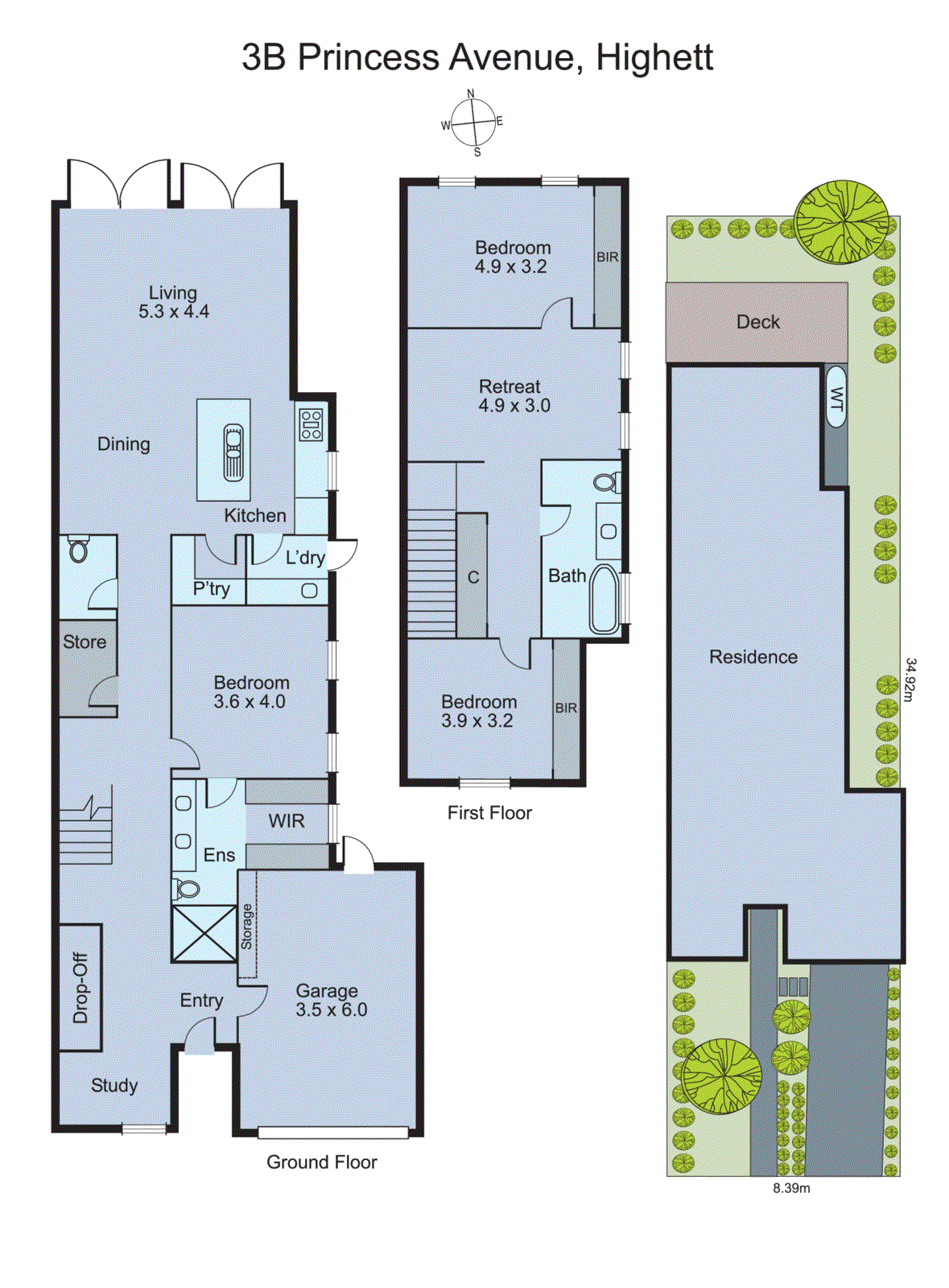 3 Princess Avenue, Highett VIC 3190 - Floorplan