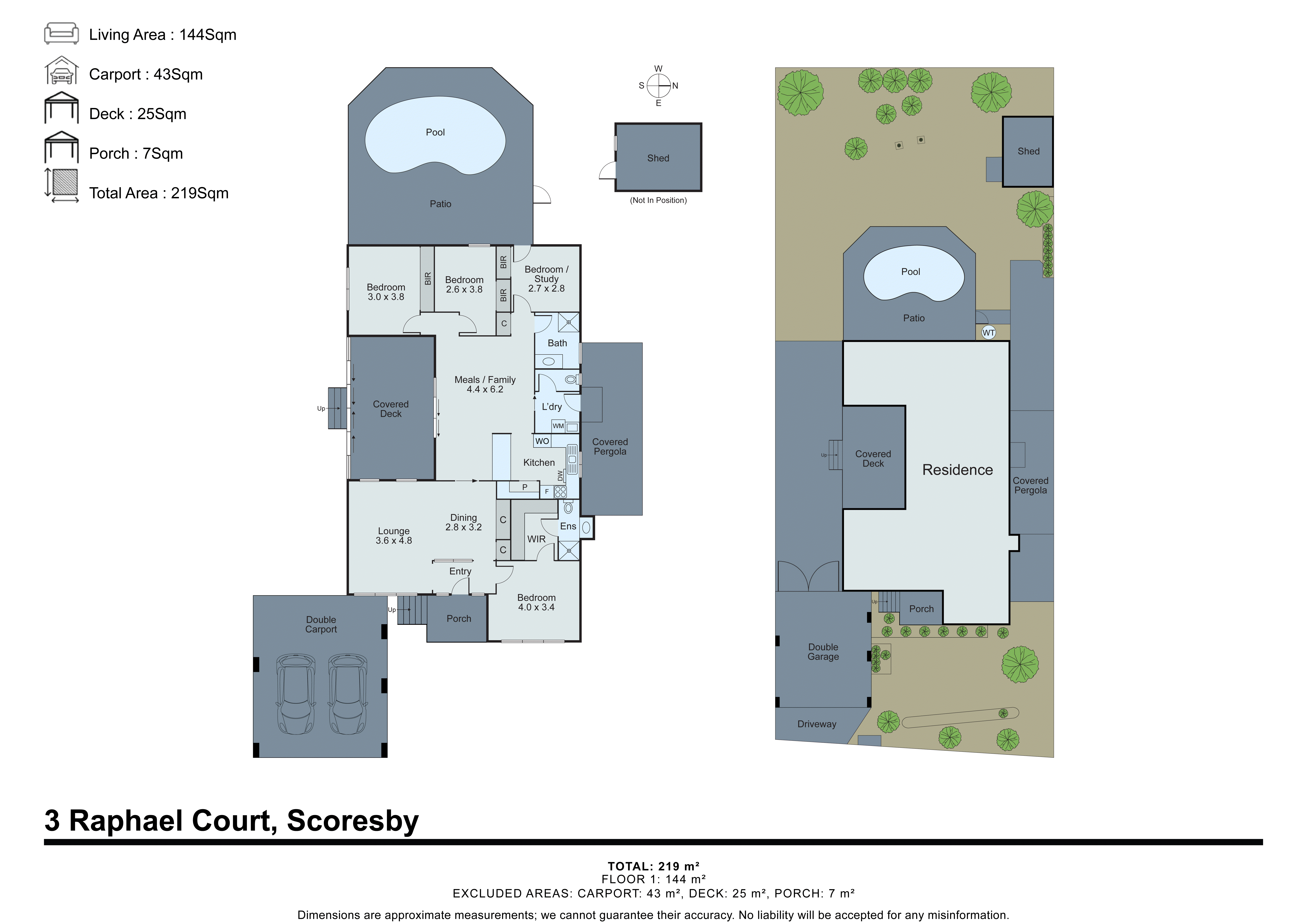 3 Raphael Court, Scoresby VIC 3179 - Floorplan
