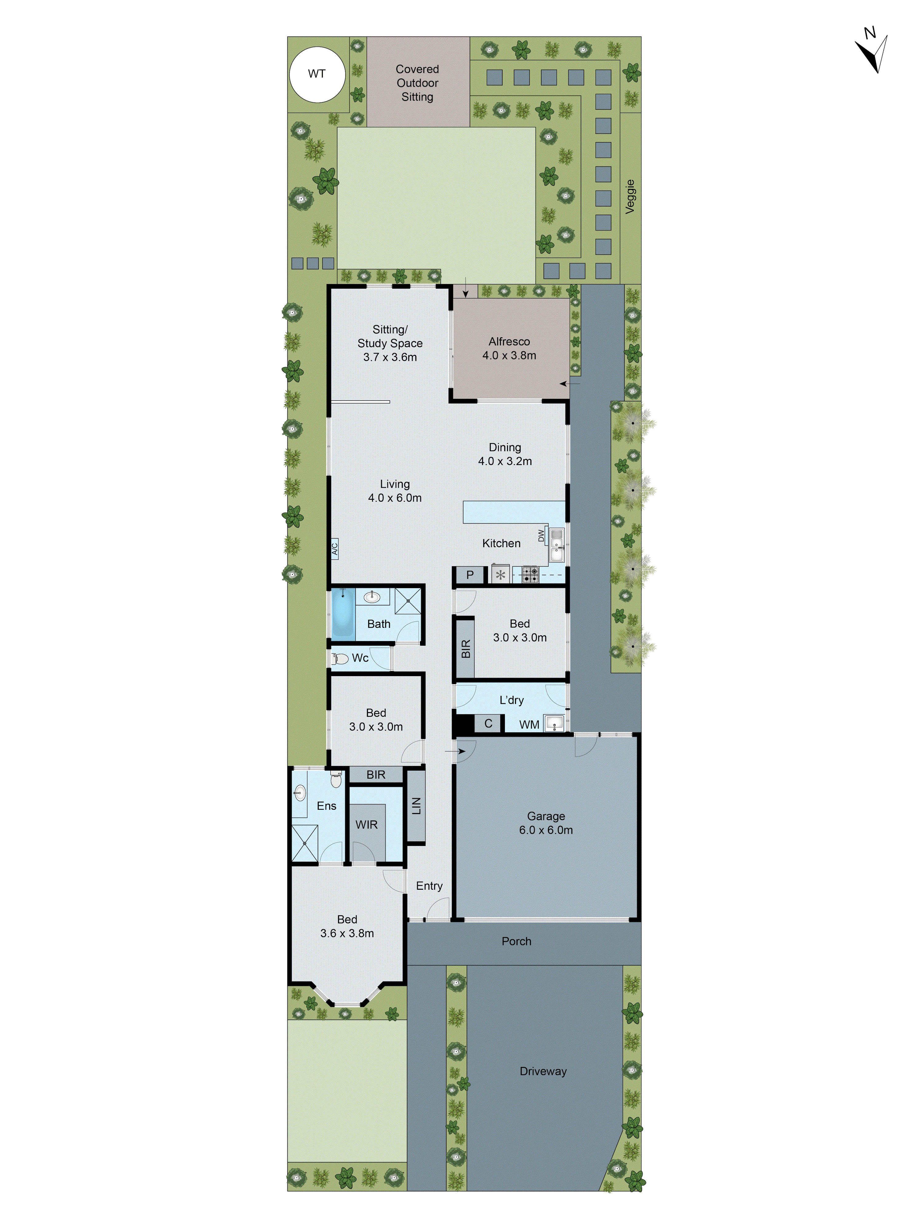 3 Rathmines Place, Highton VIC 3216 - Floorplan