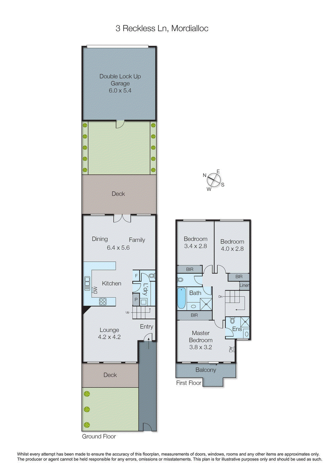 3 Reckless Lane, Mordialloc VIC 3195 - Floorplan