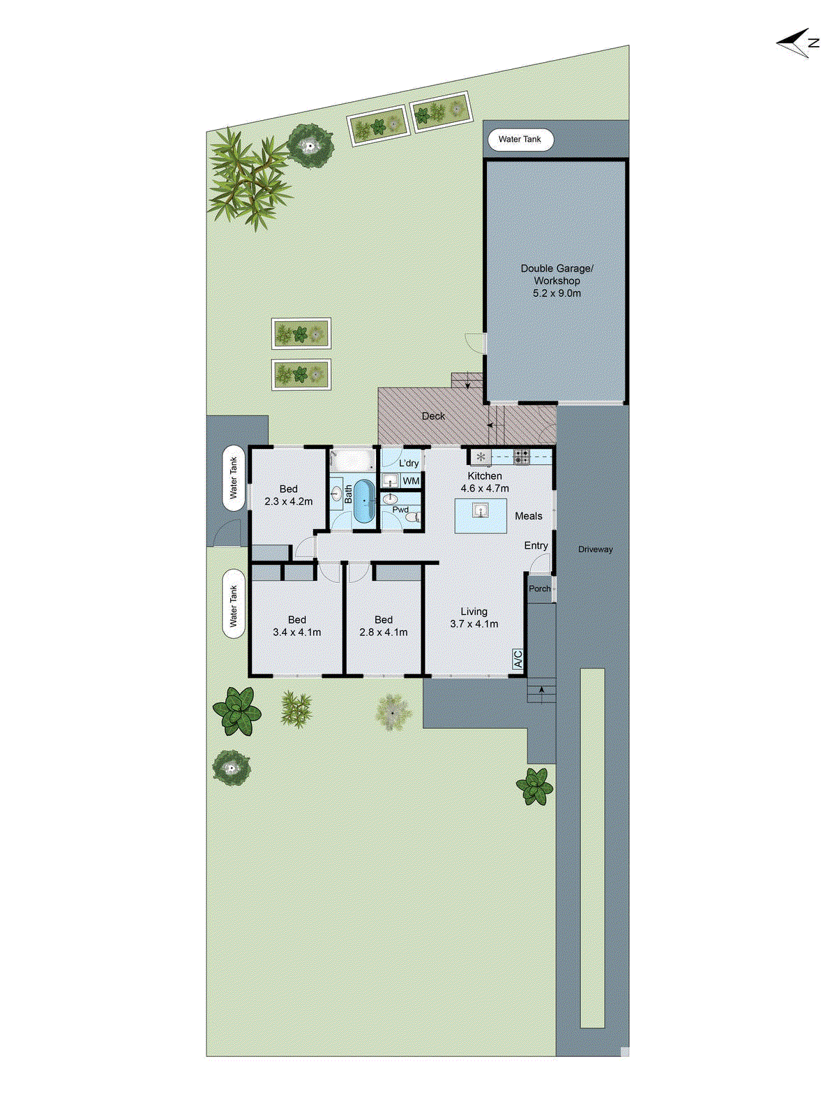 3 Saturn Street, Newcomb VIC 3219 - Floorplan