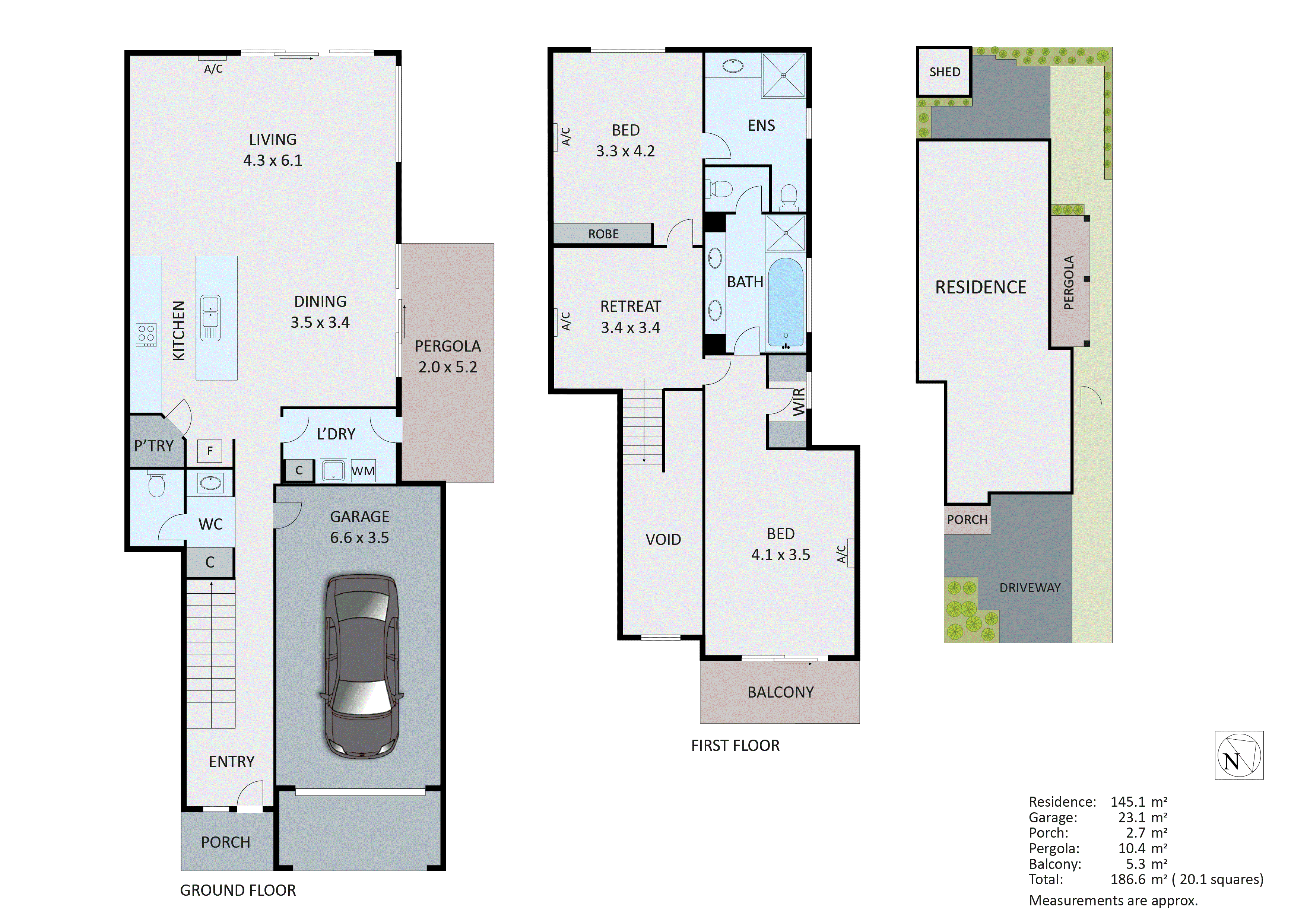 3 Scotch Avenue, Keysborough VIC 3173 - Floorplan