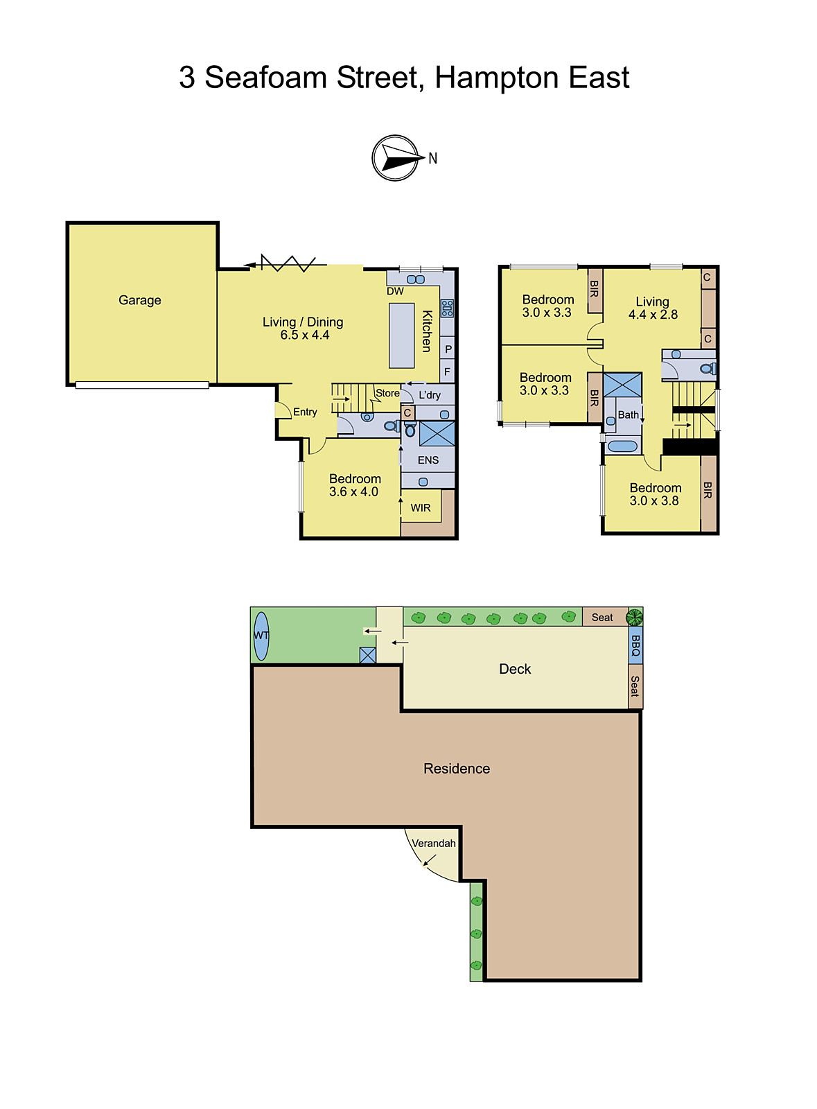 3 Seafoam Street, Hampton East VIC 3188 - Floorplan