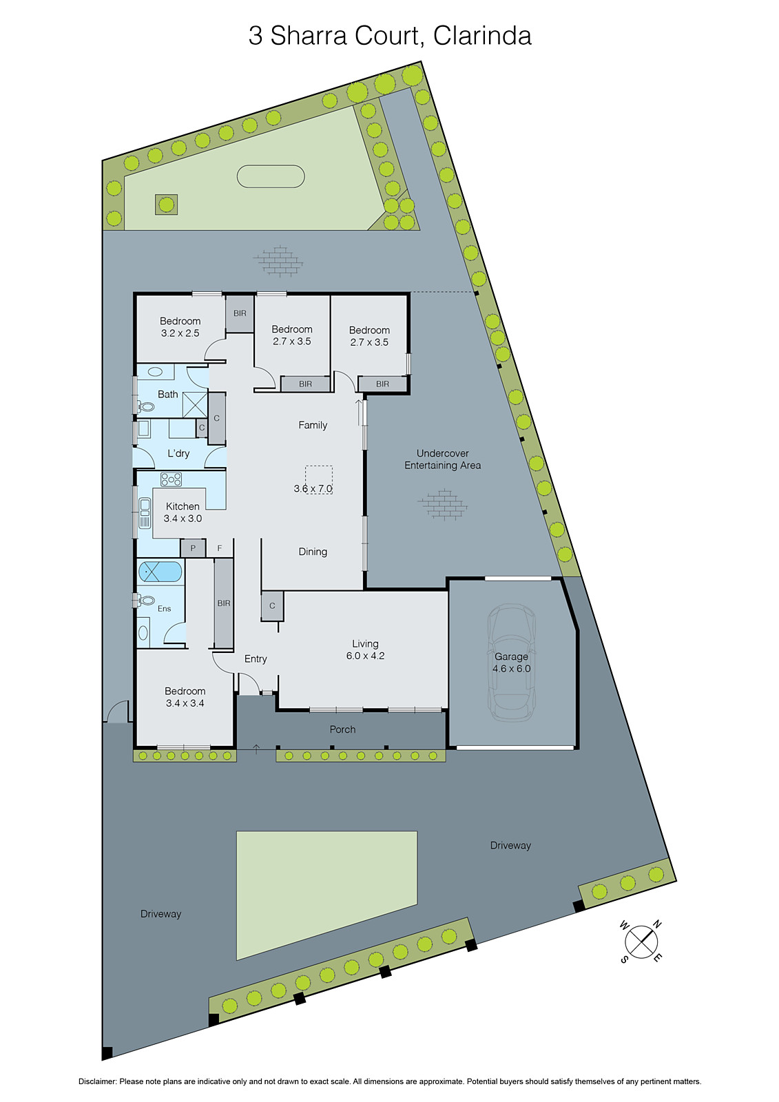 3 Sharra Court, Clarinda VIC 3169 - Floorplan