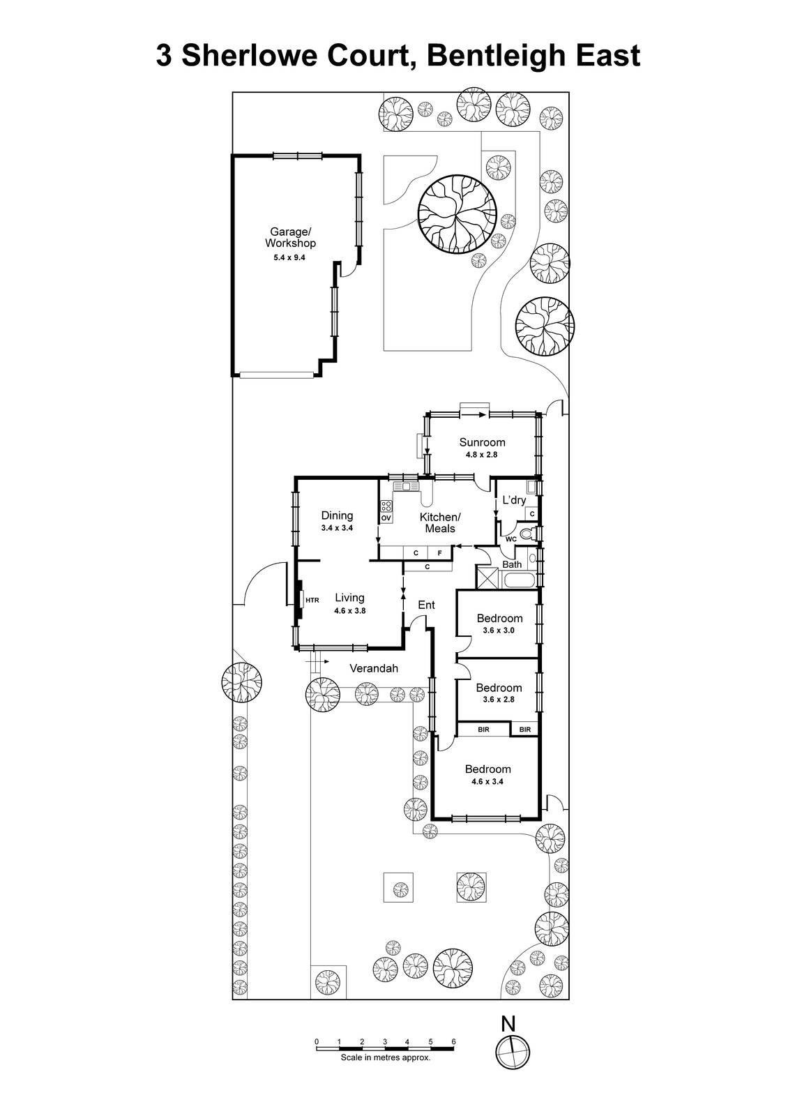 3 Sherlowe Court, Bentleigh East VIC 3165 - Floorplan