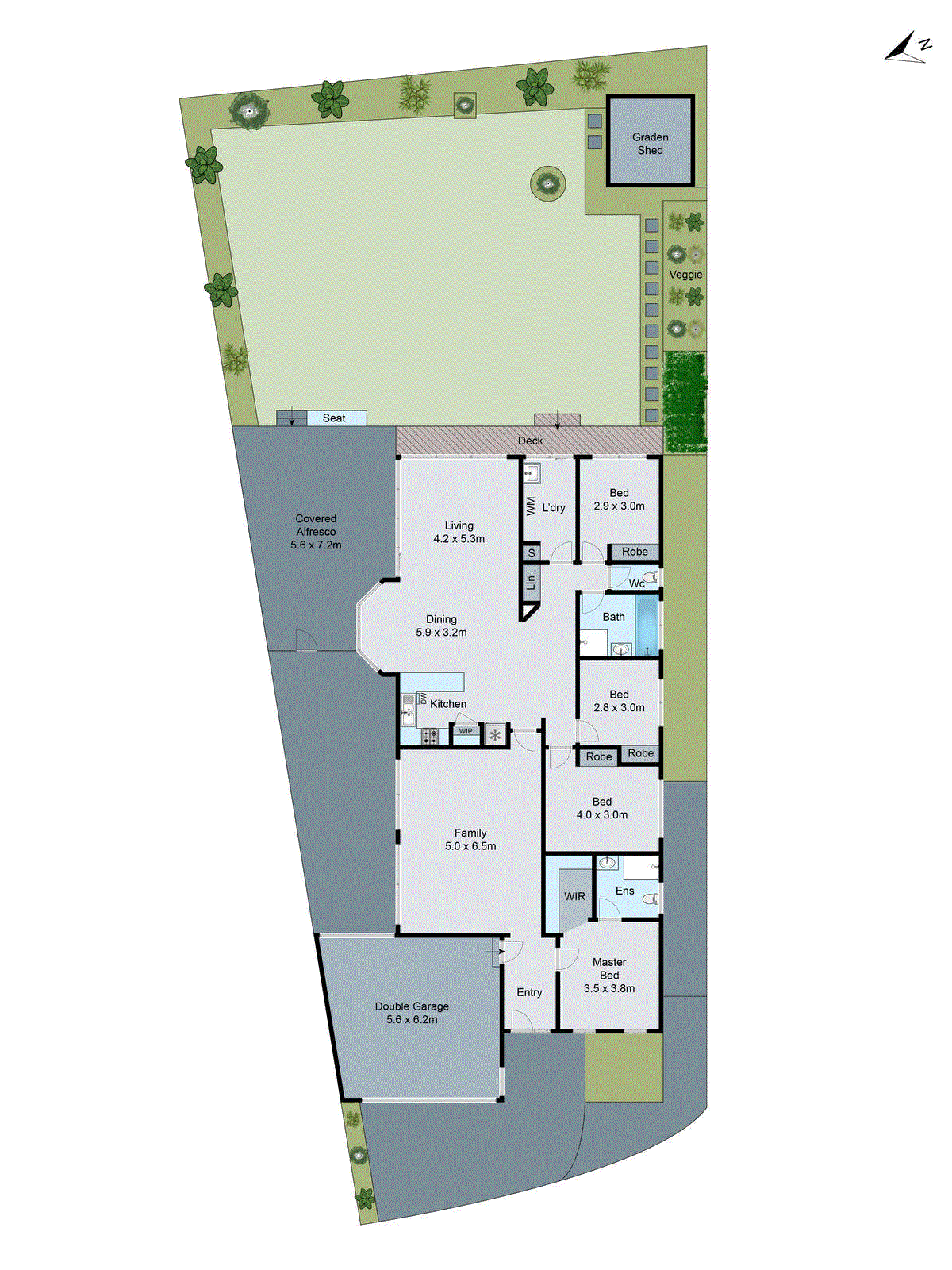 3 Sherman Court, Lovely Banks VIC 3213 - Floorplan