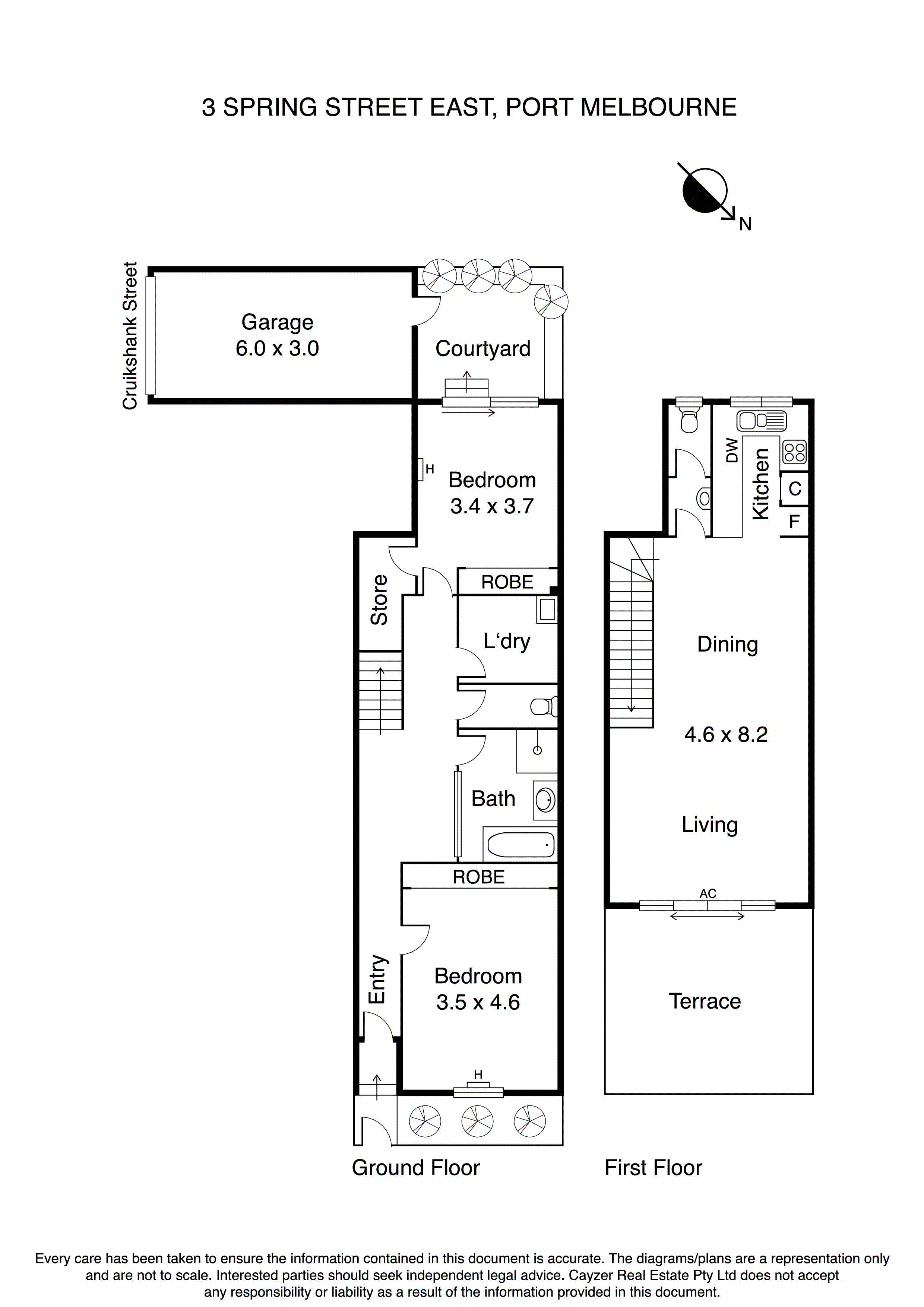 3 Spring Street East, PORT MELBOURNE VIC 3207 - Floorplan