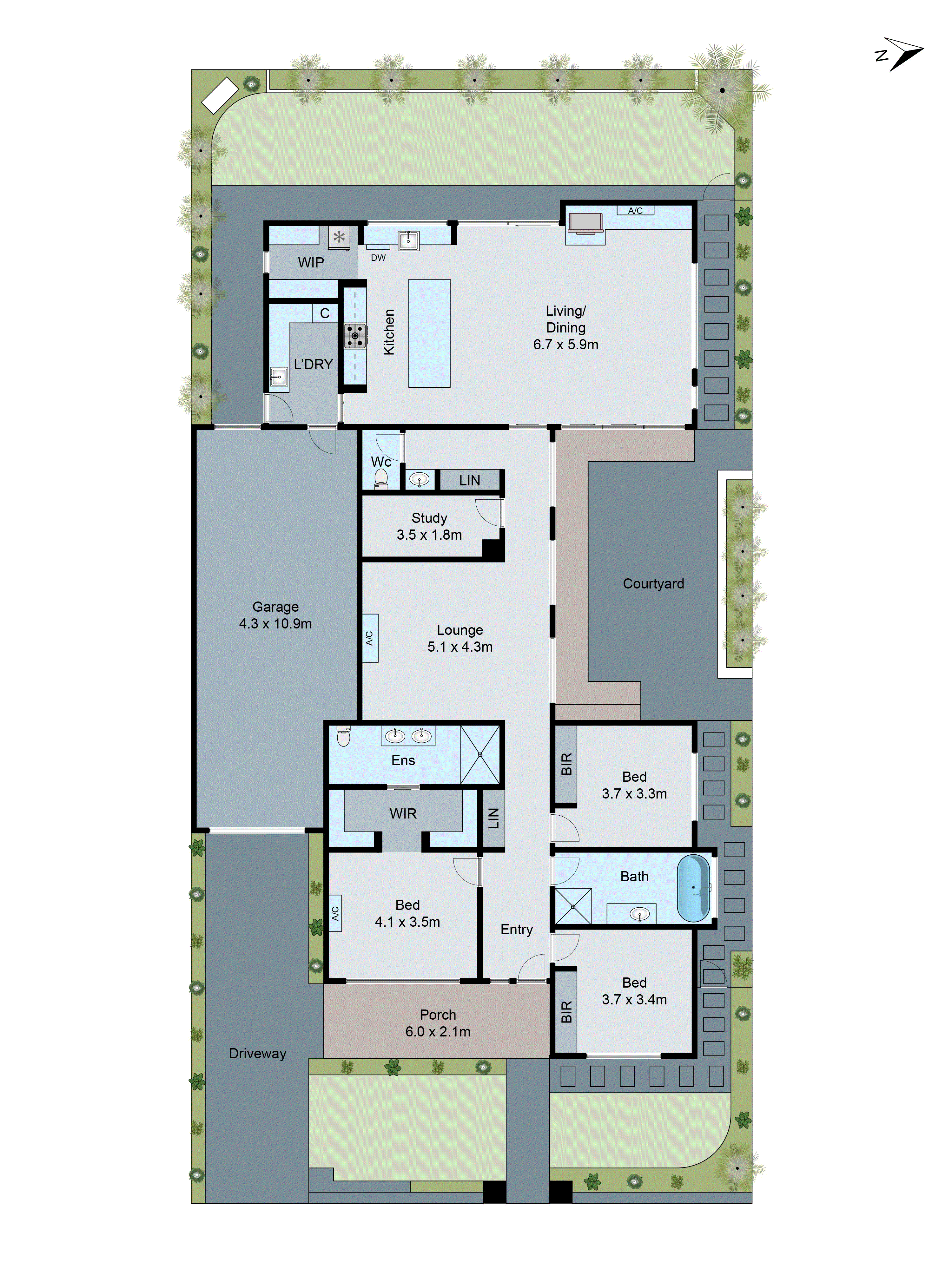 3 Stafford Street, Herne Hill VIC 3218 - Floorplan