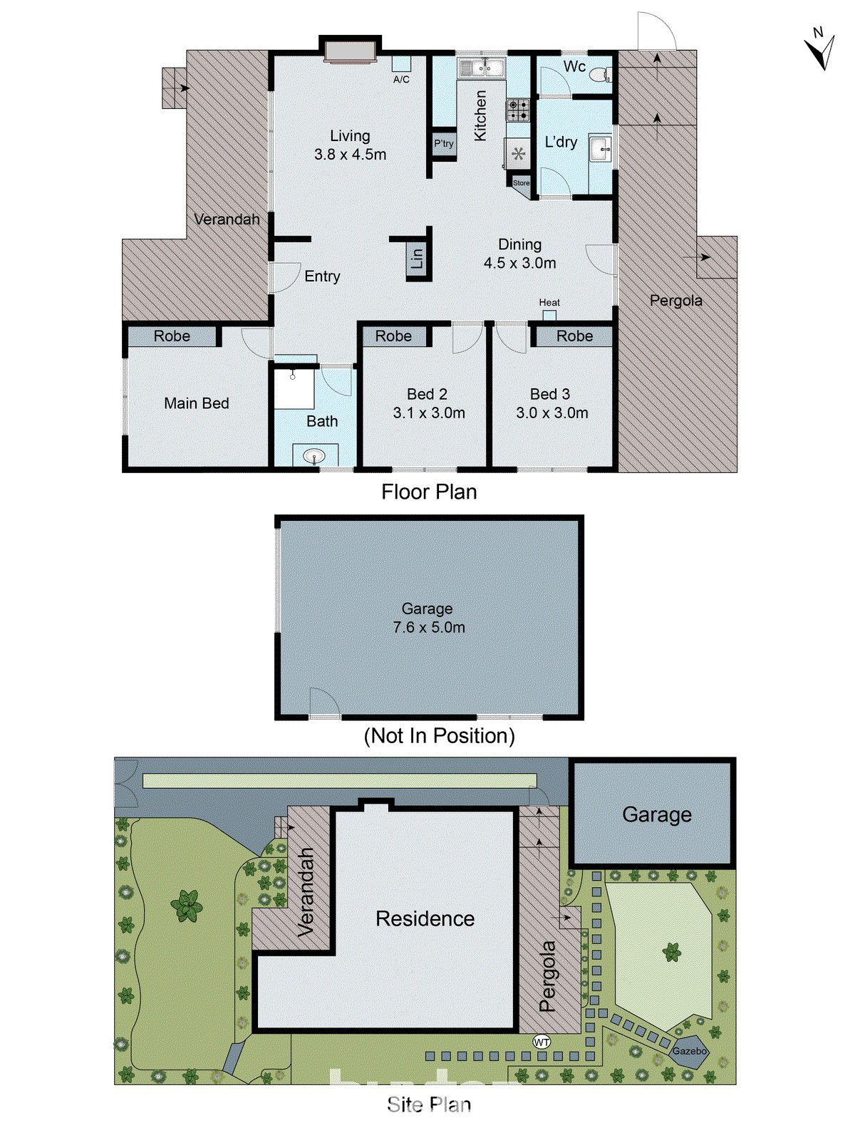 3 Stewart Street, Herne Hill VIC 3218 - Floorplan