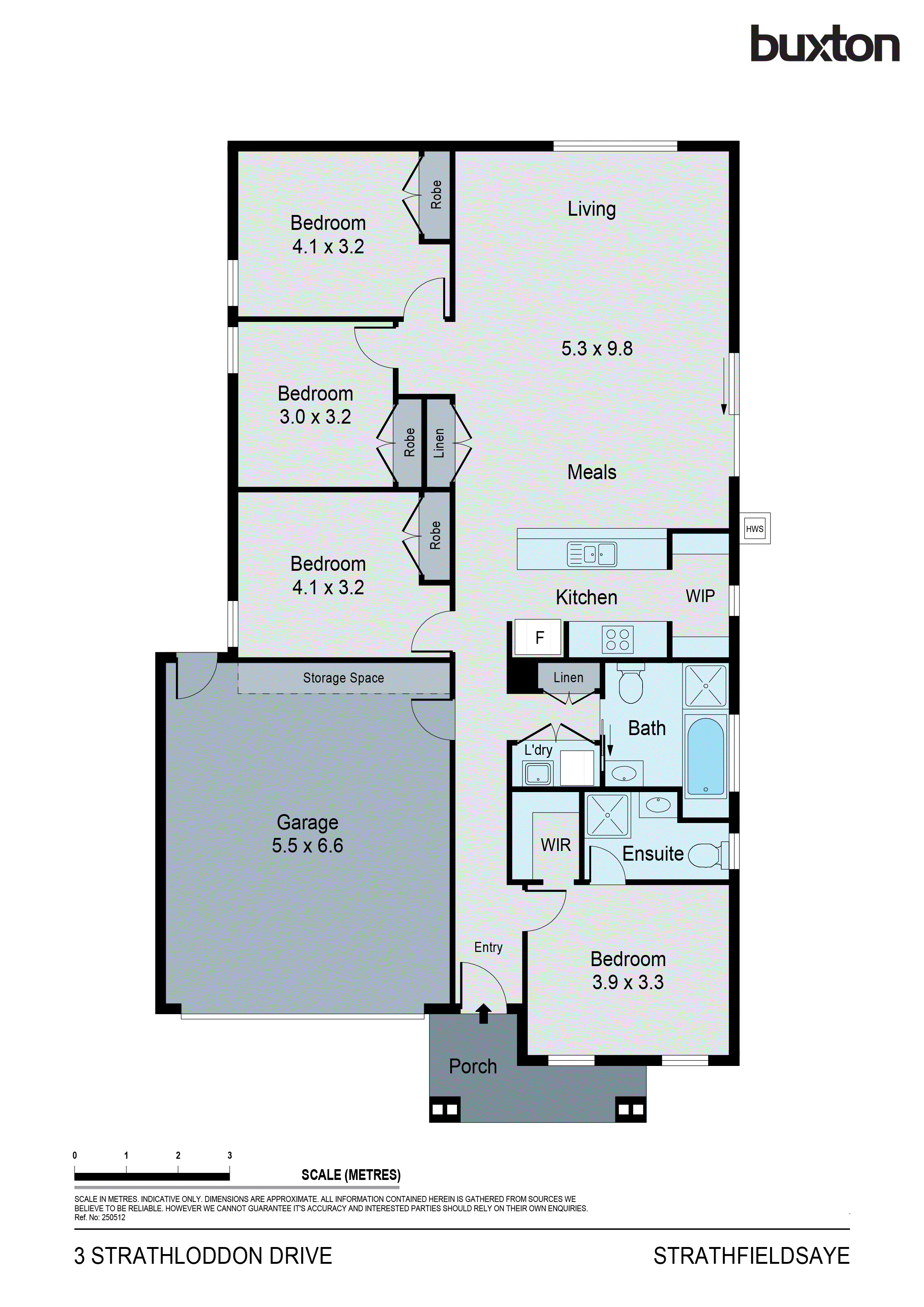 3 Strathloddon Drive, Strathfieldsaye VIC 3551 - Floorplan