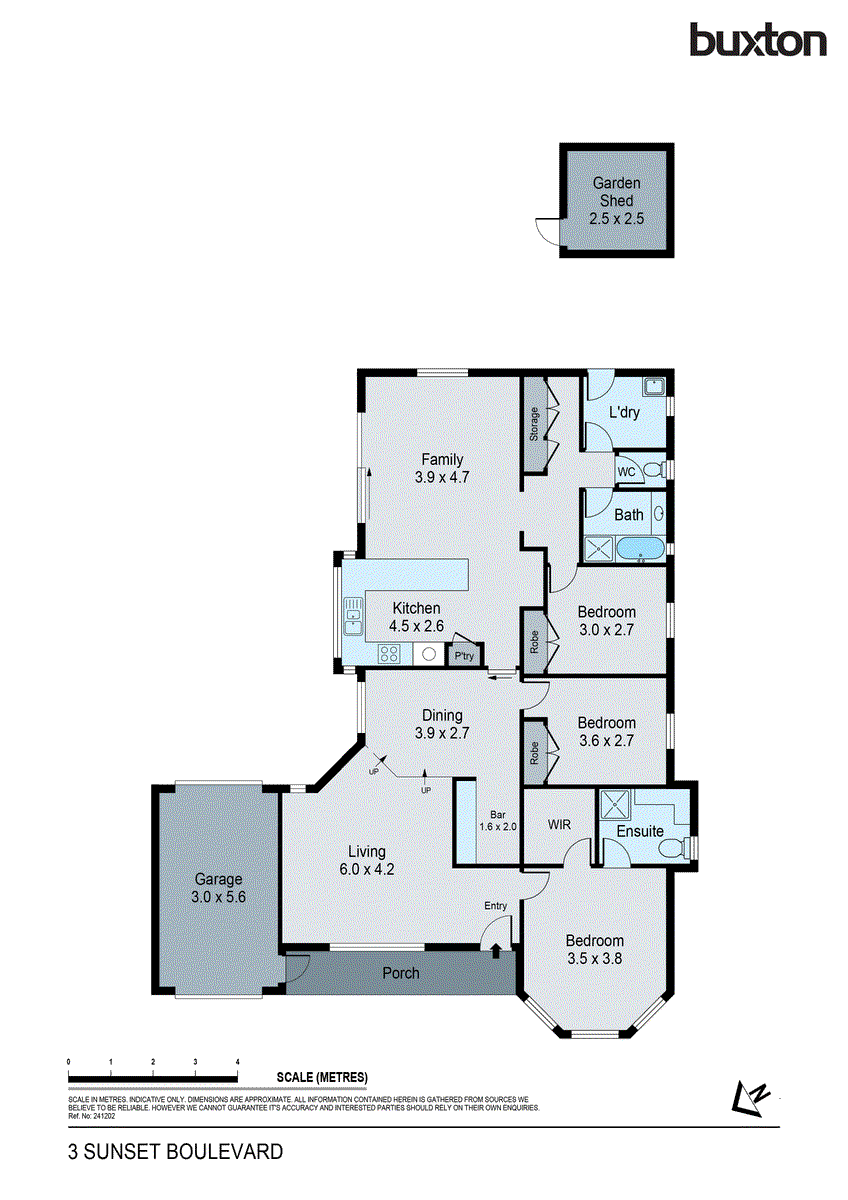 3 Sunset Boulevard, Spring Gully VIC 3550 - Floorplan