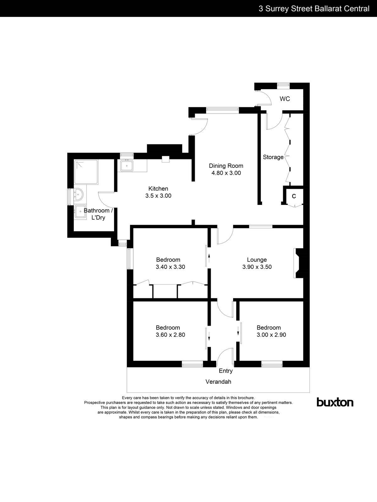 3 Surrey Street, Ballarat Central VIC 3350 - Floorplan