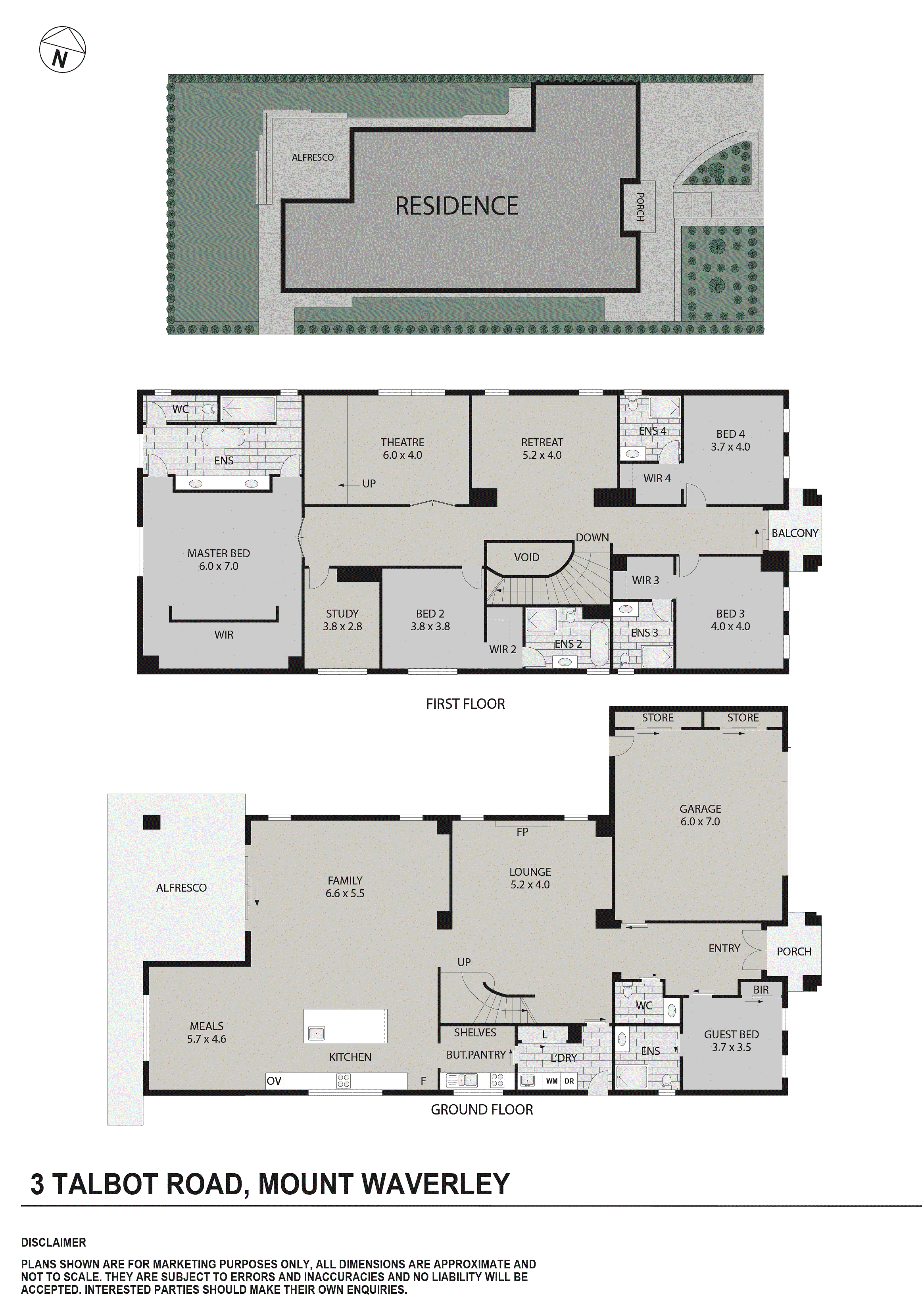 3 Talbot Road, Mount Waverley VIC 3149 - Floorplan