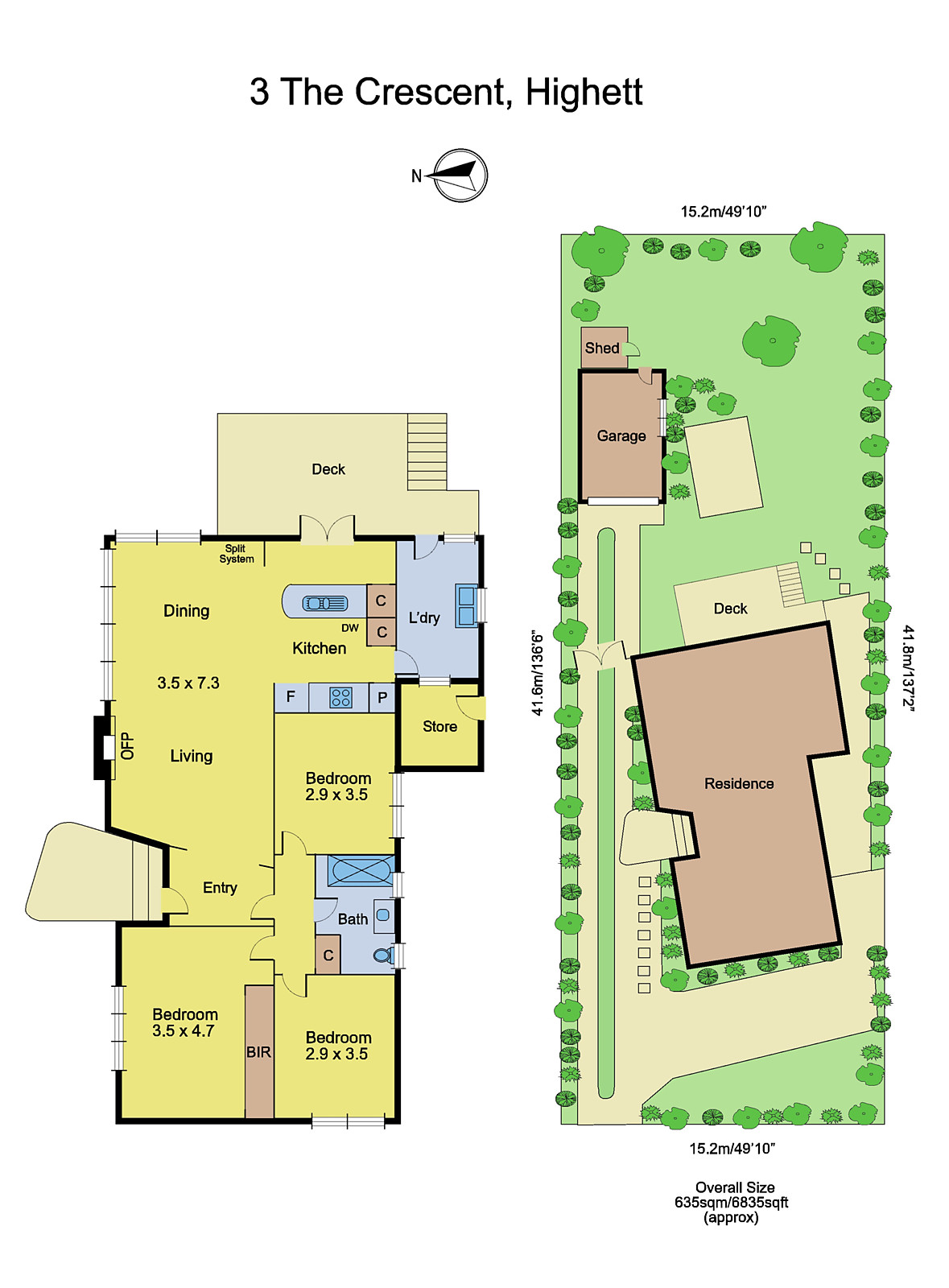 3 The Crescent, Highett VIC 3190 - Floorplan