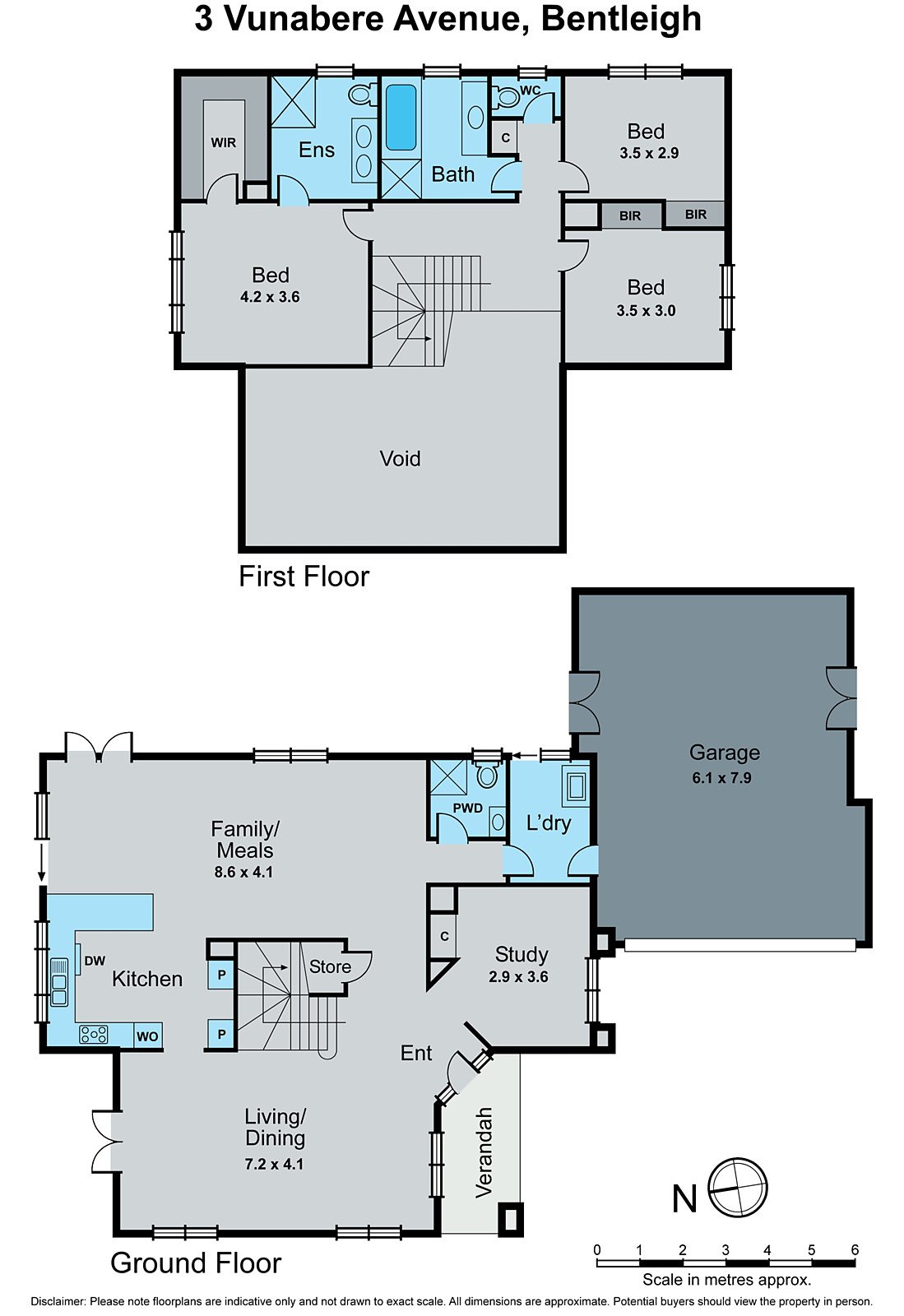 3 Vunabere Avenue, Bentleigh VIC 3204 - Floorplan