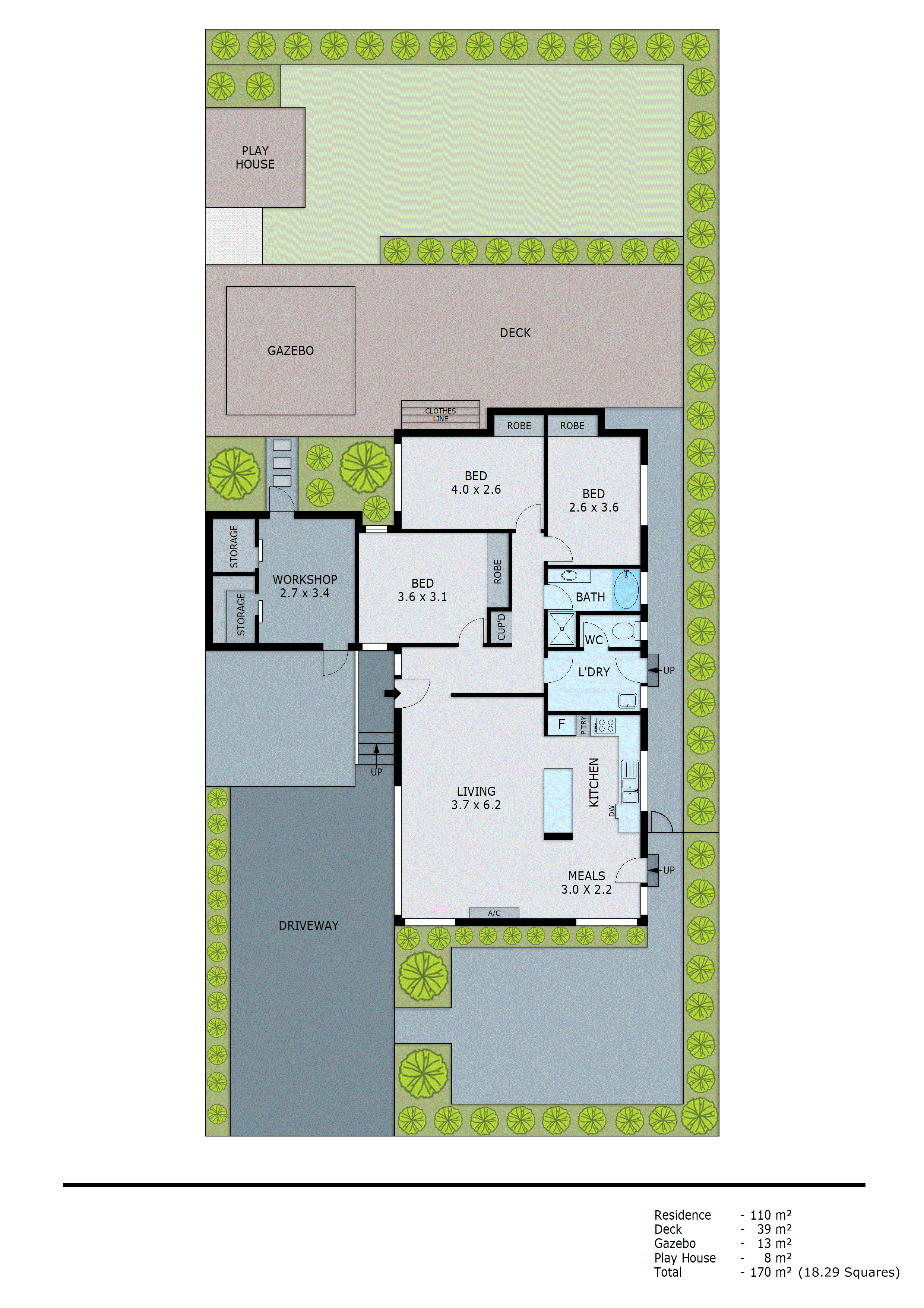 3 Westbury Court, Dingley Village VIC 3172 - Floorplan