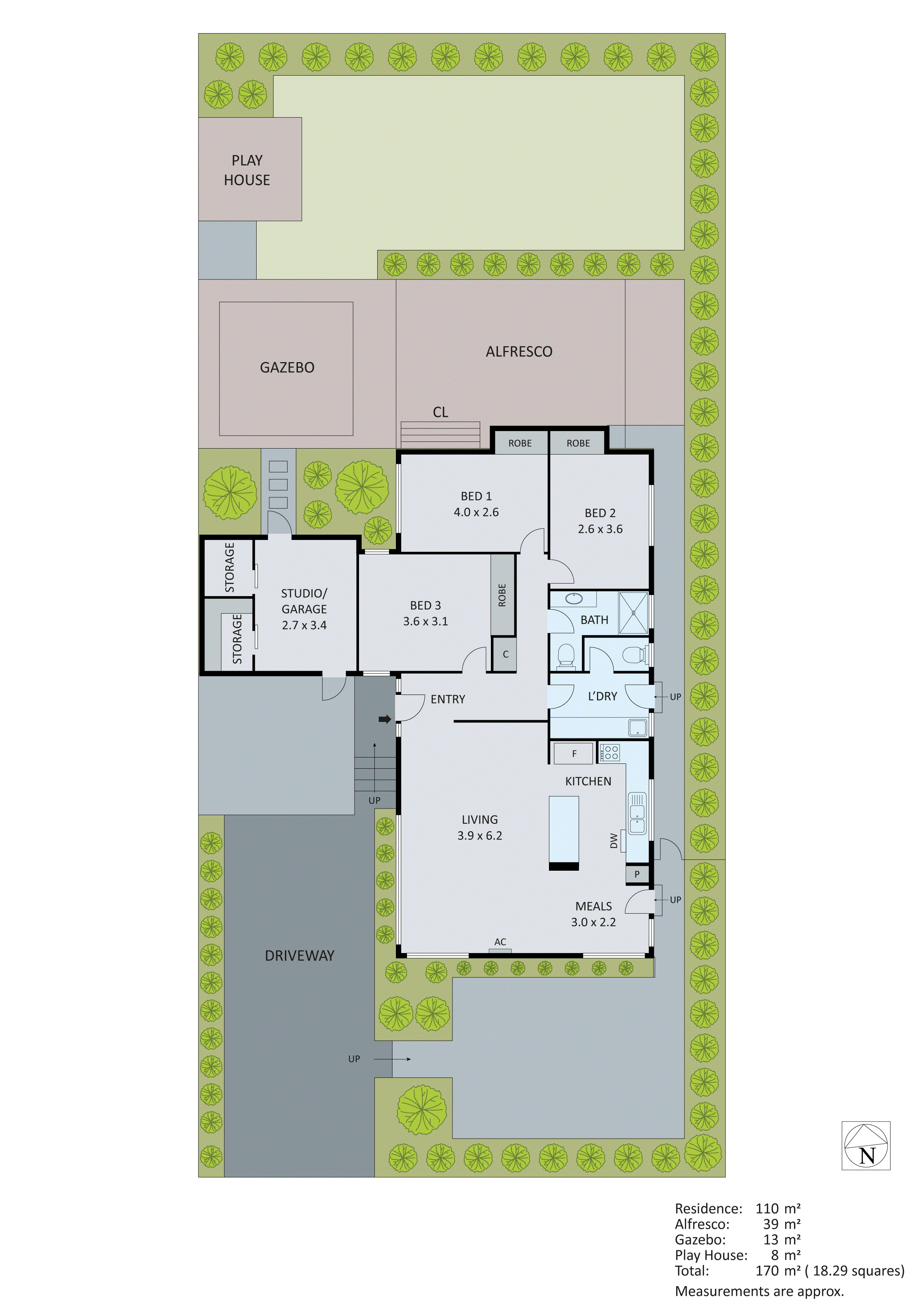 3 Westbury Court, Dingley Village VIC 3172 - Floorplan