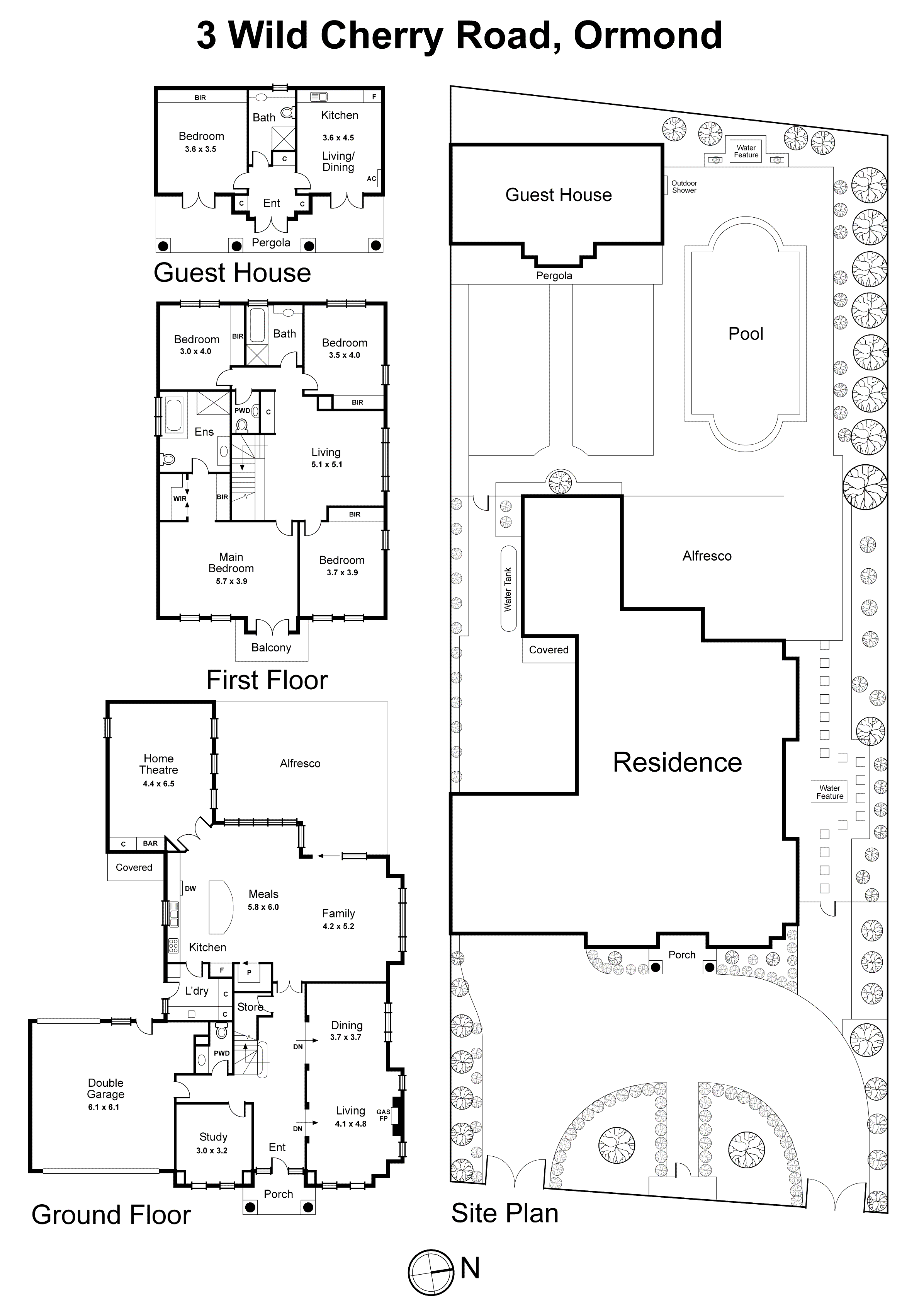 3 Wild Cherry Road, Ormond VIC 3204 - Floorplan
