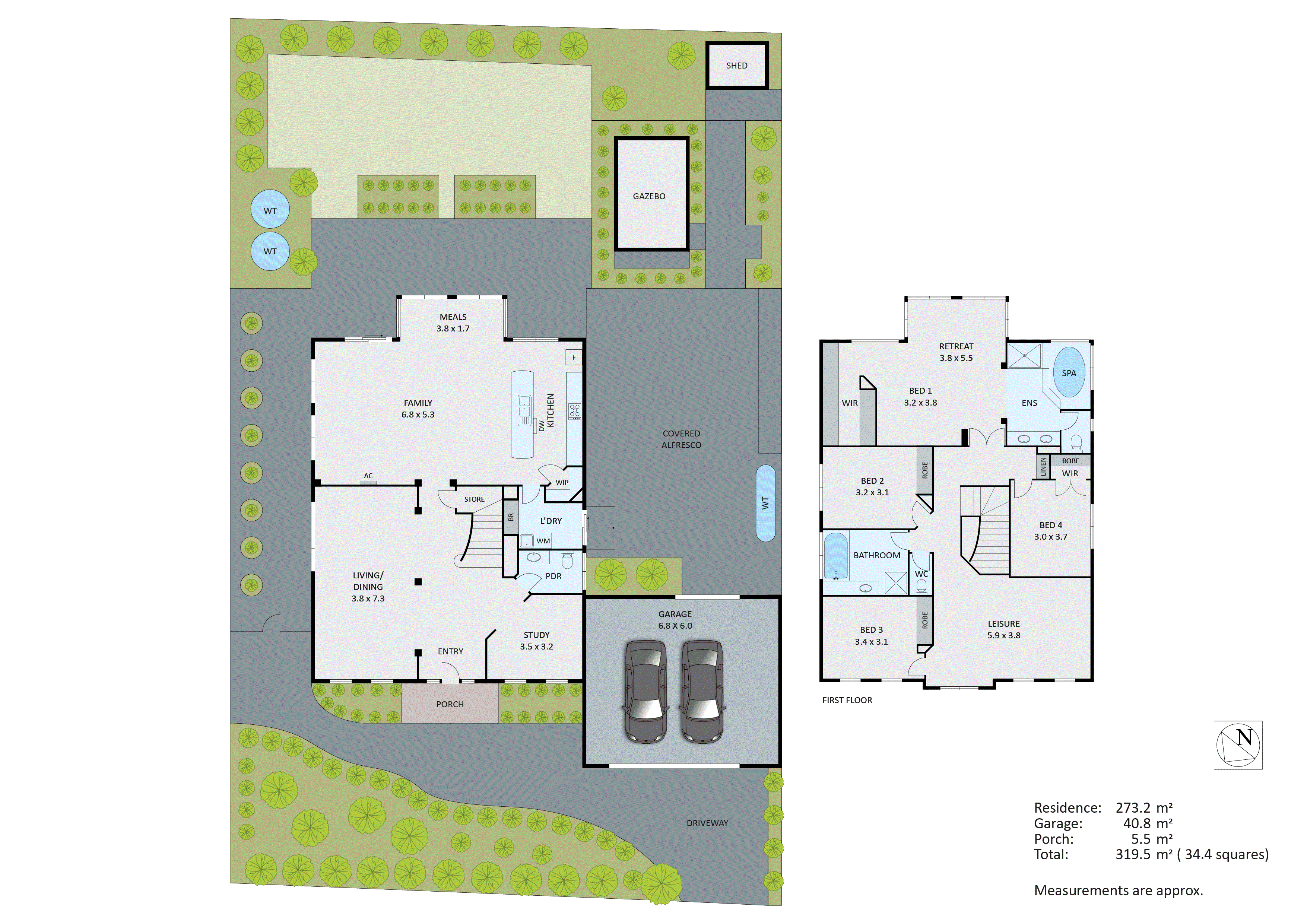3 Woodcock Walk, Aspendale Gardens VIC 3195 - Floorplan