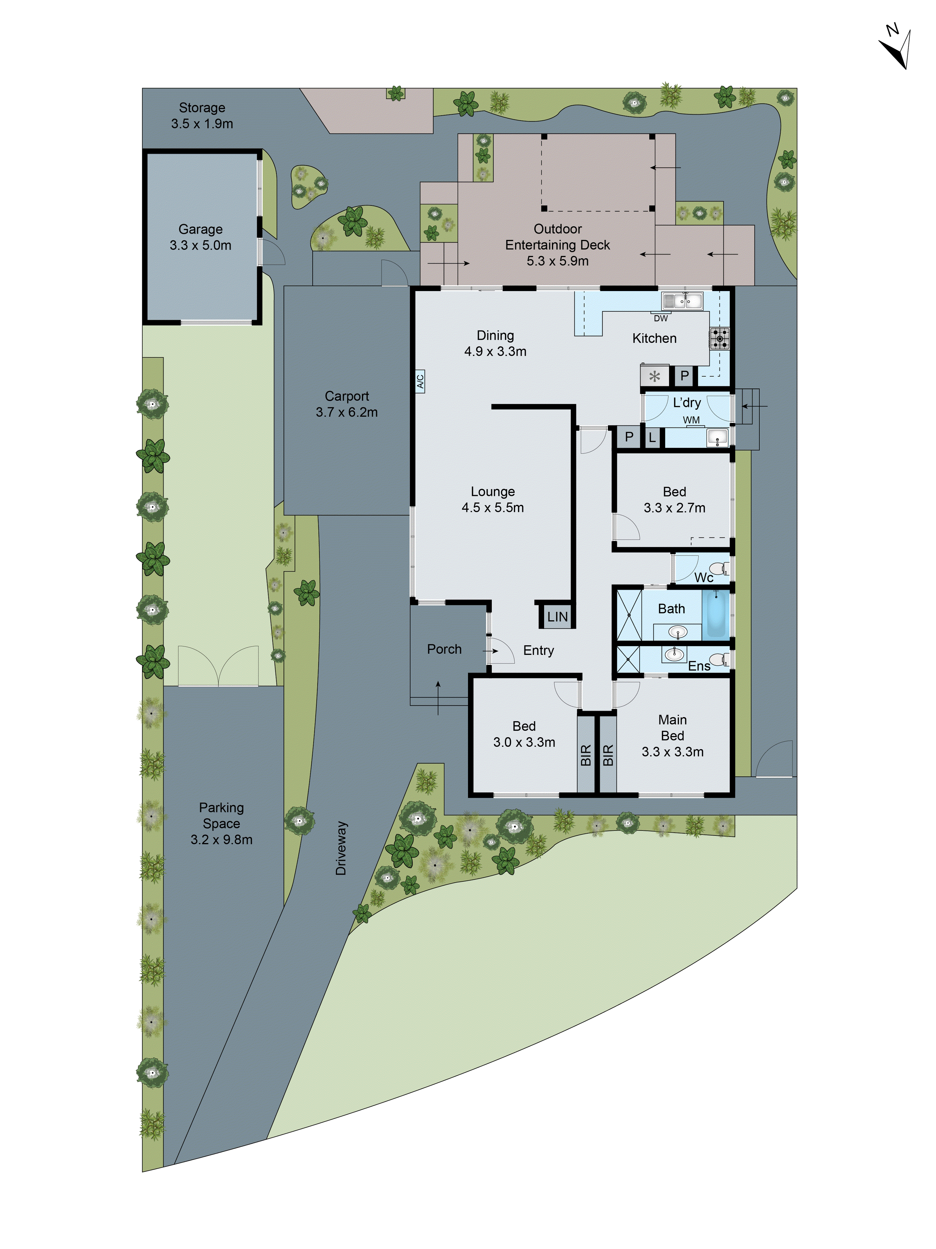 3 Woodfern Court, Highton VIC 3216 - Floorplan